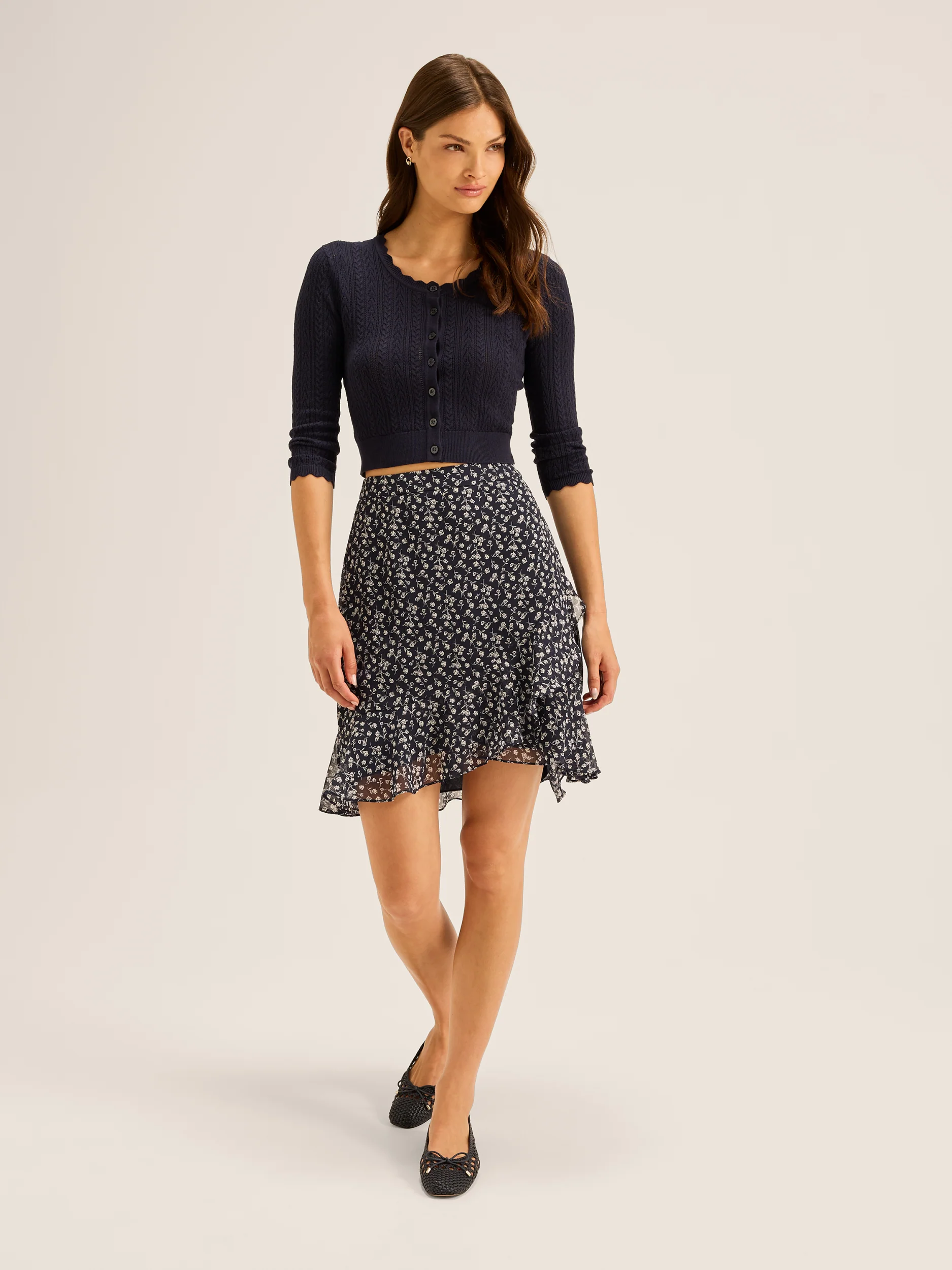 Hazel 3/4 Sleeve Cardigan - Image 5