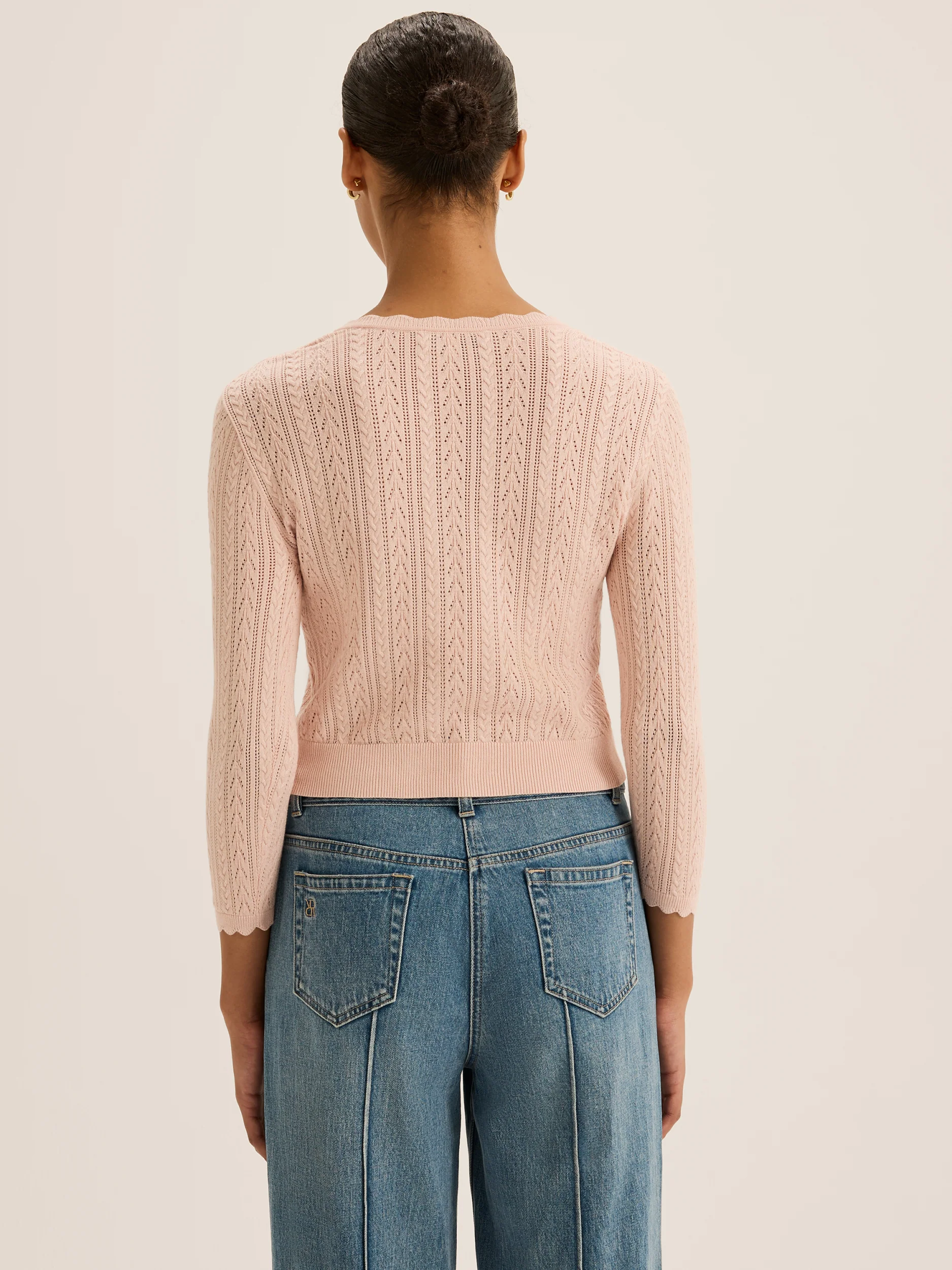 Hazel 3/4 Sleeve Cardigan - Image 7