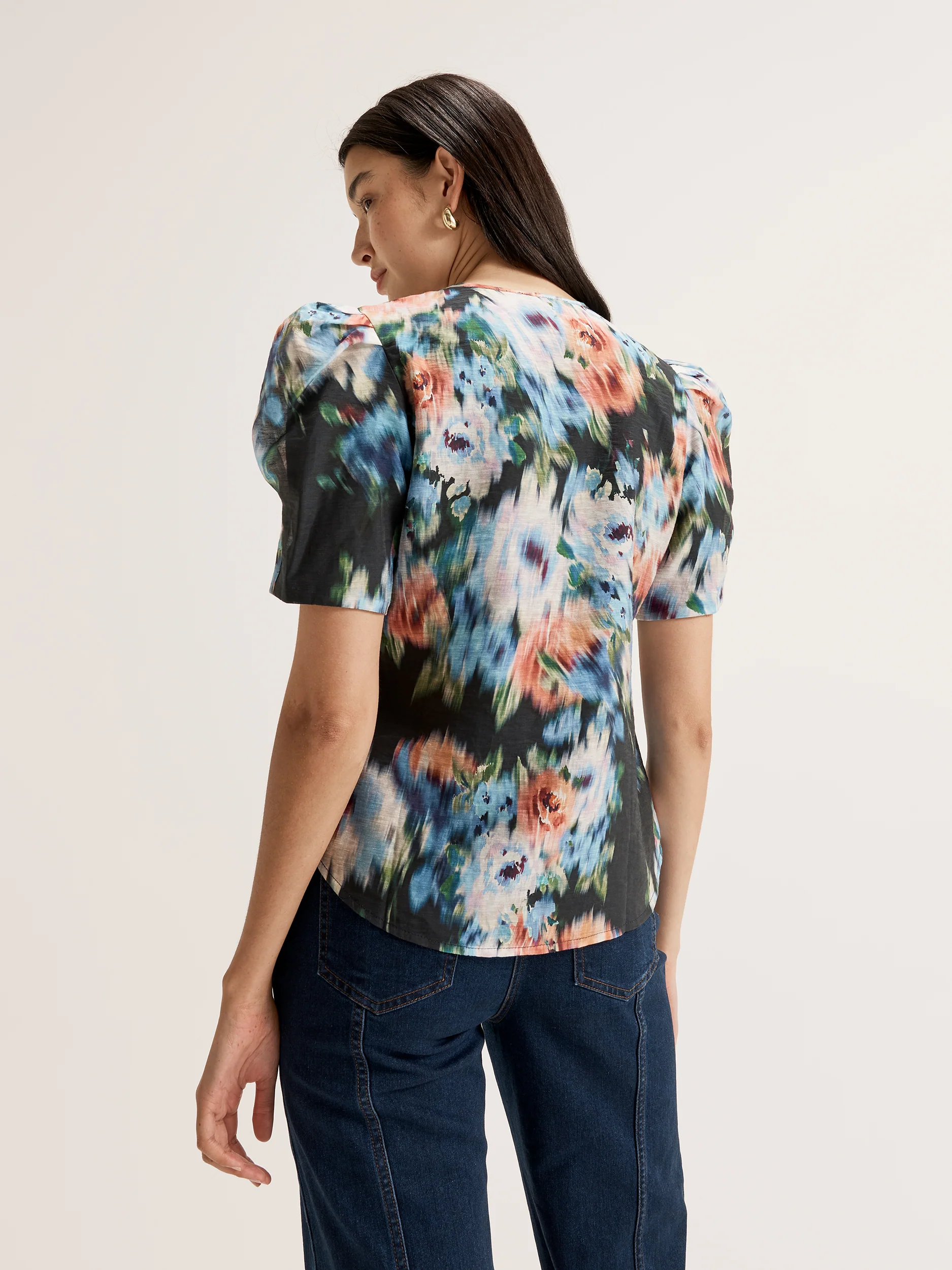 Hazy Floral Top - Image 4