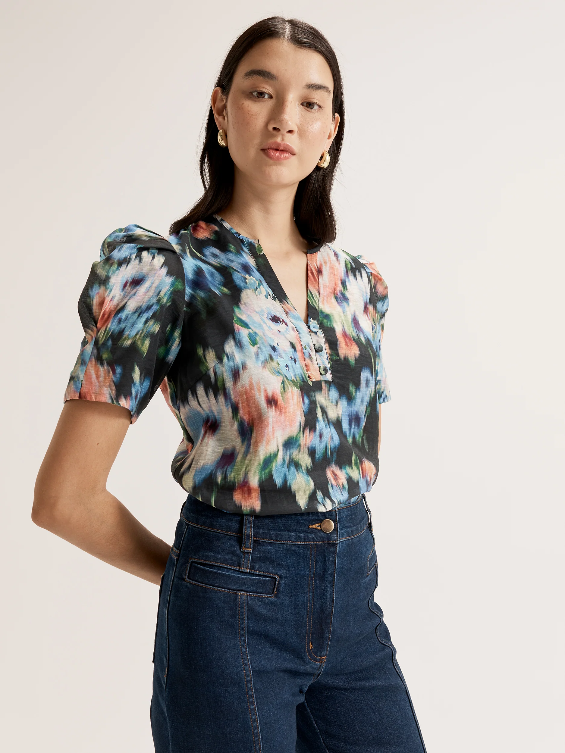 Hazy Floral Top - Image 5
