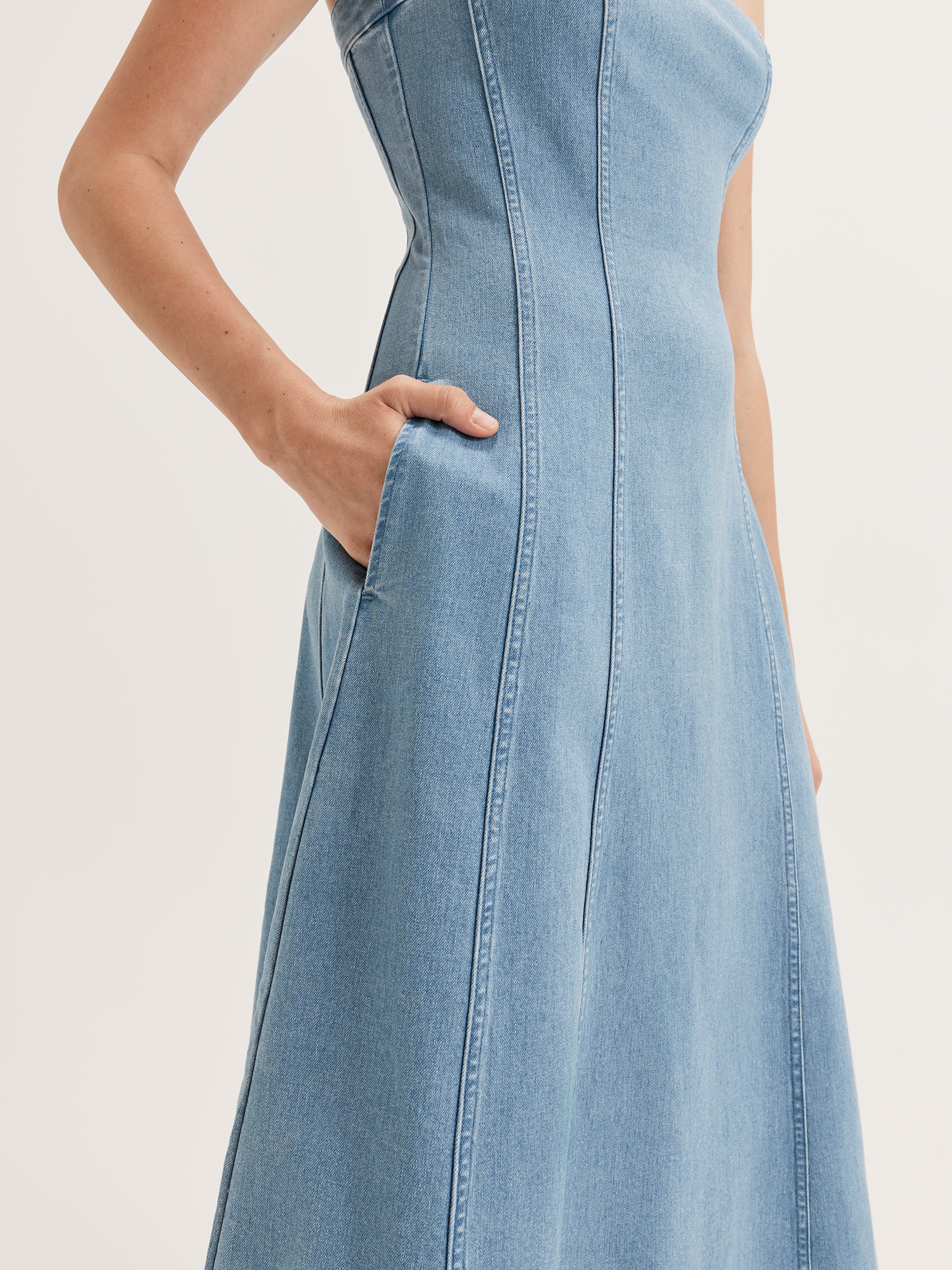 Hewitt Denim Dress - Image 5