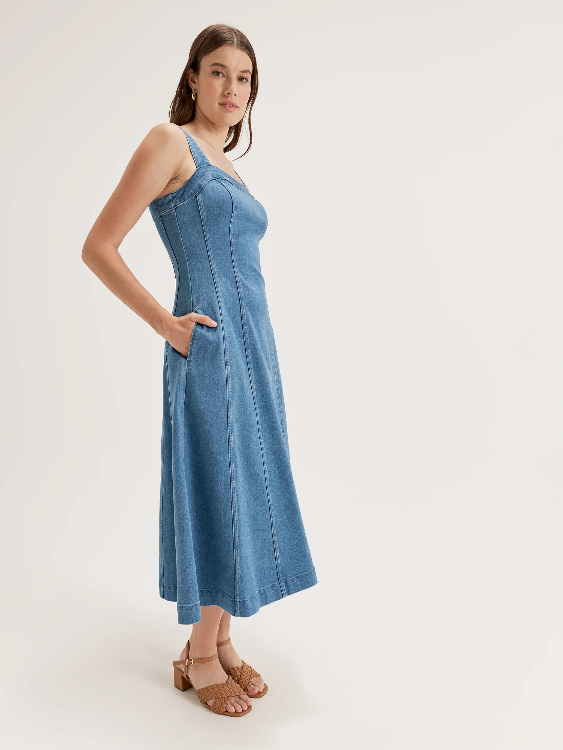 Hewitt Denim Dress - Image 3