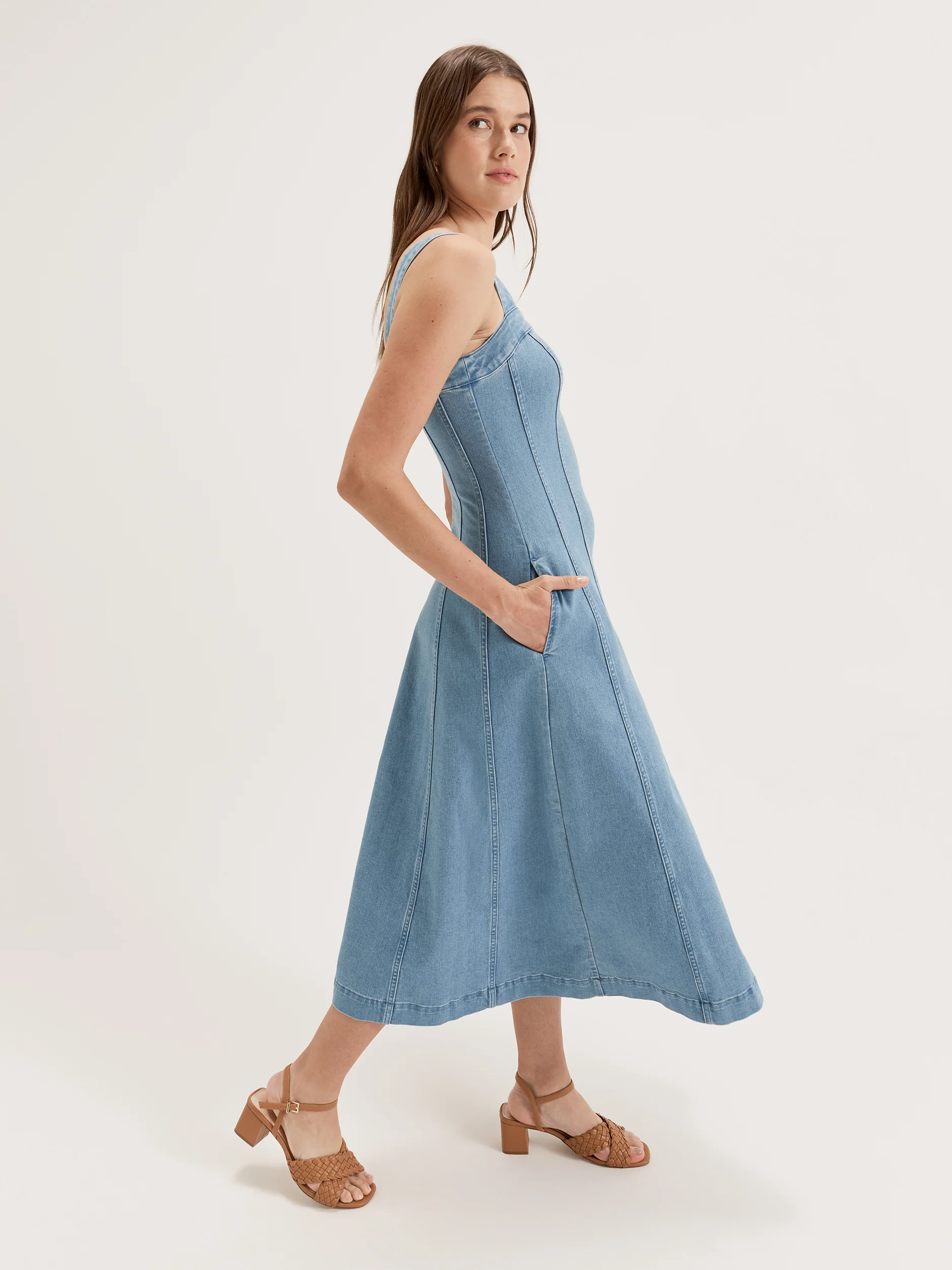 Hewitt Denim Dress - Image 9
