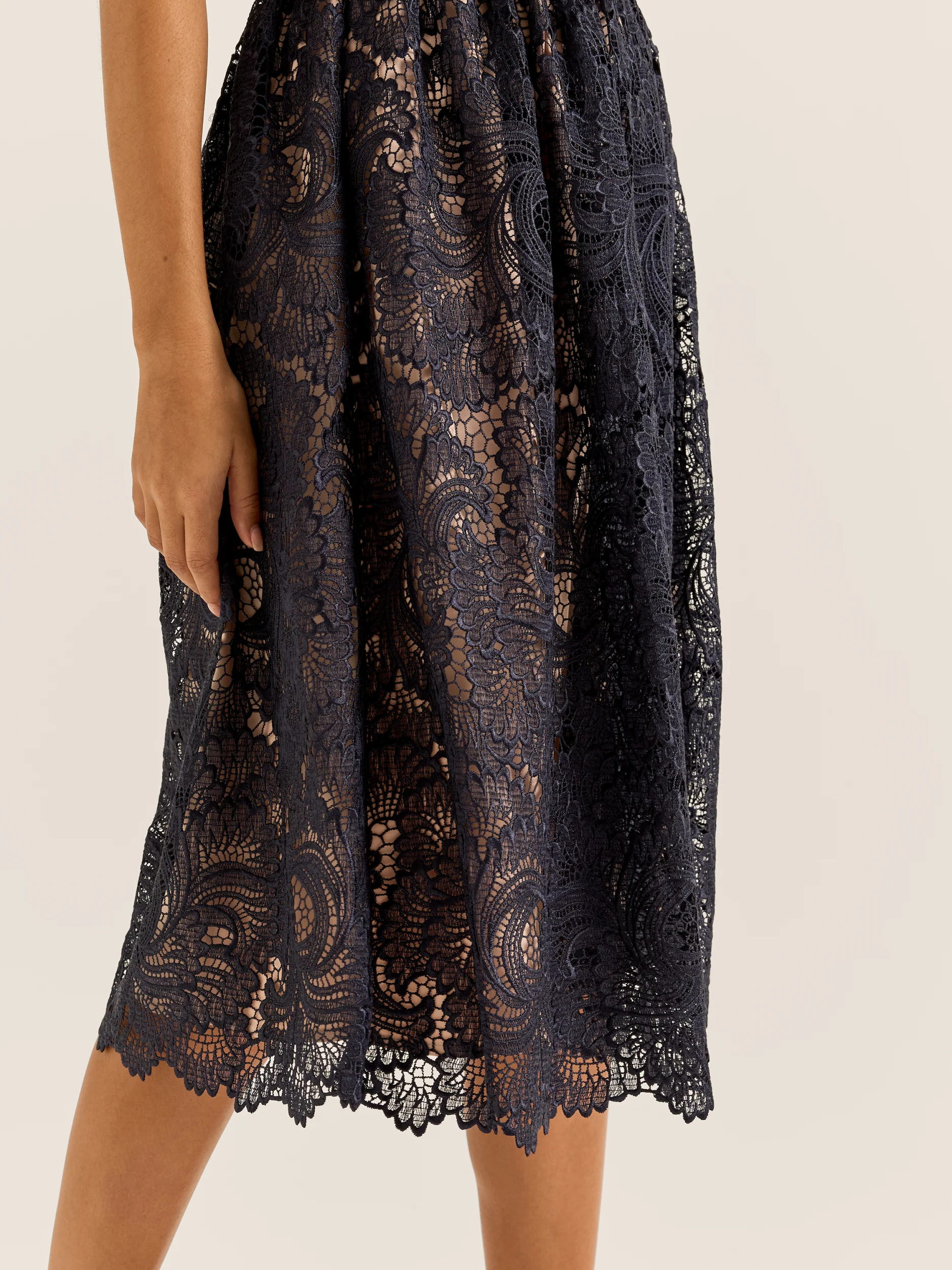 Illusion Lace Dress - Image 5
