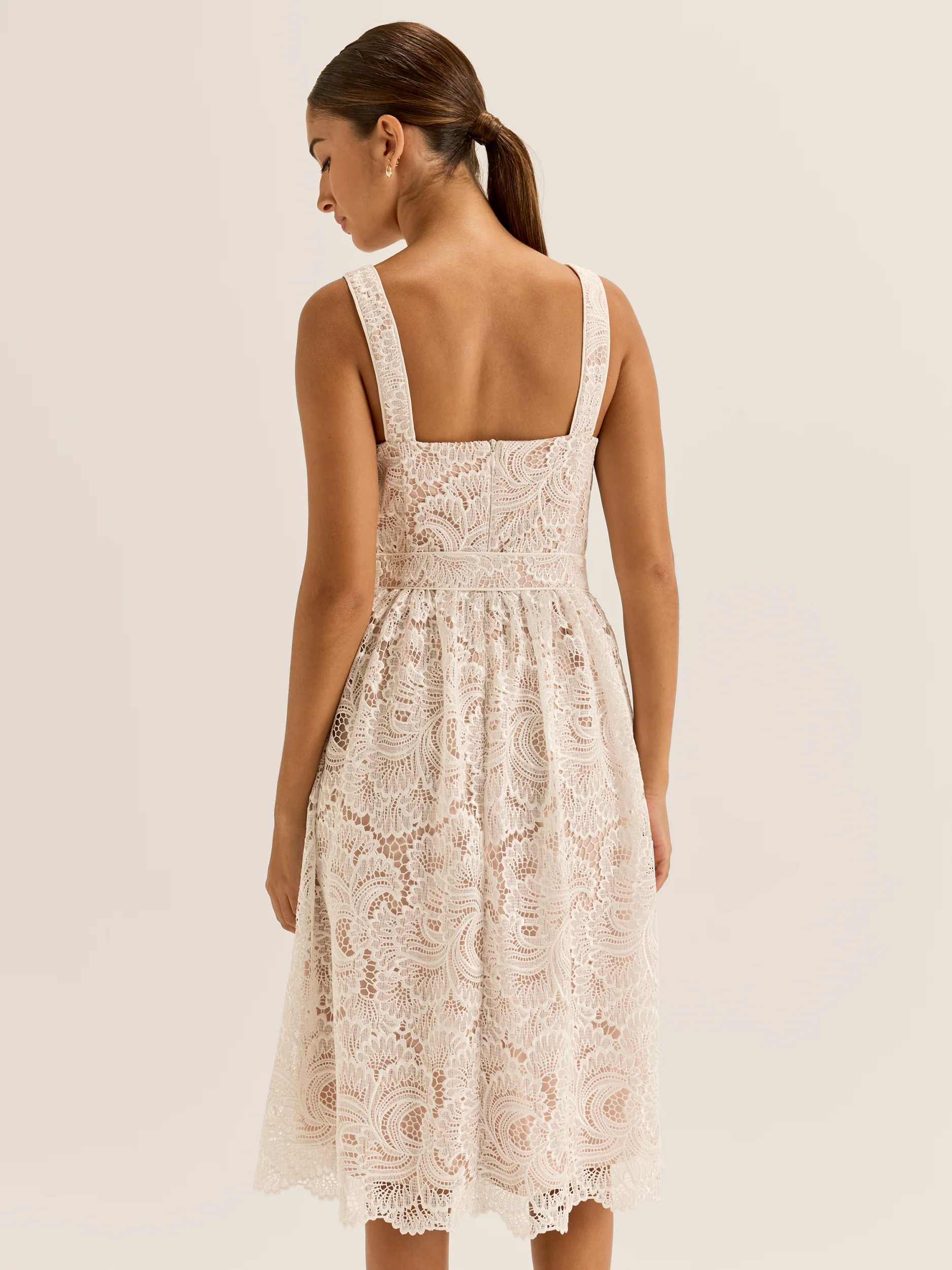 Illusion Lace Dress - Image 6