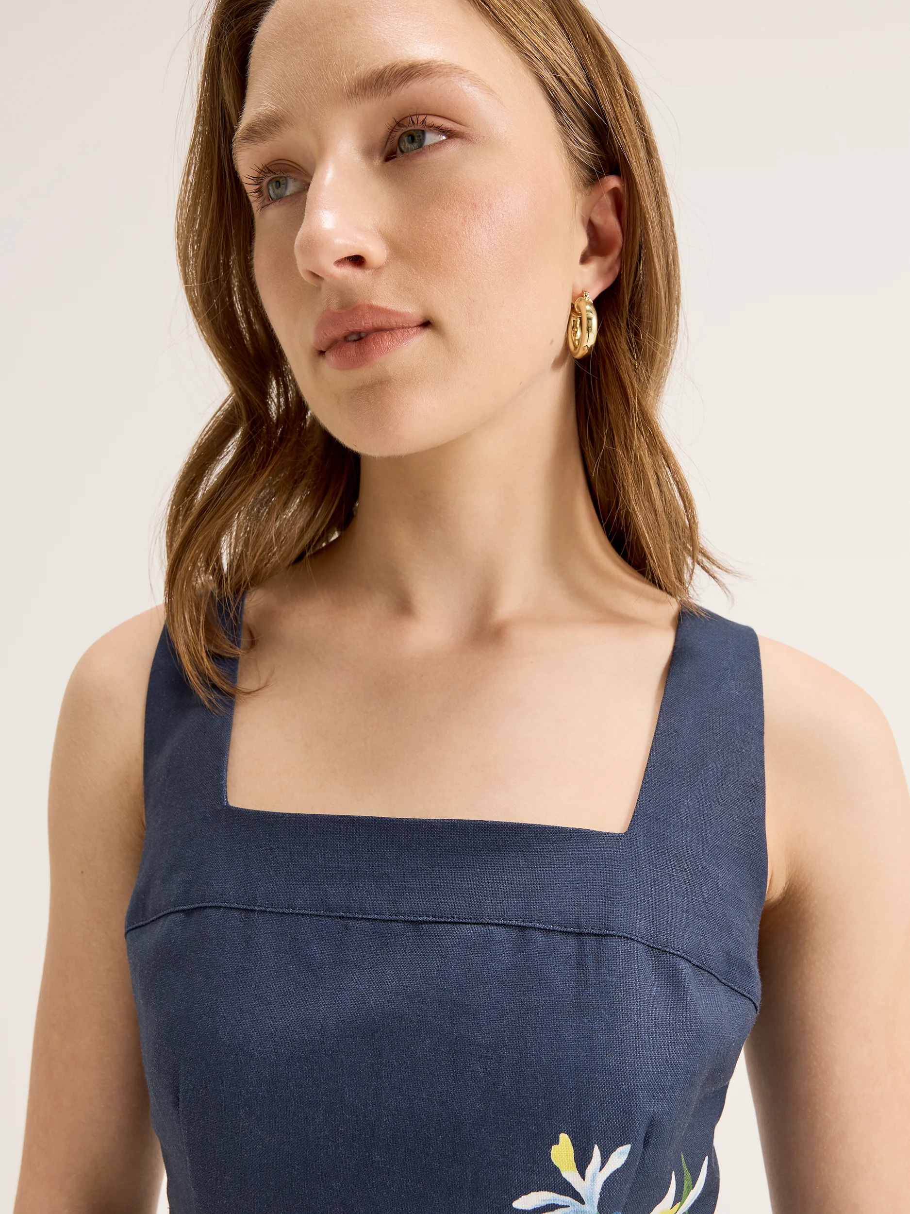 Iris Bloom Mini Dress - Image 5