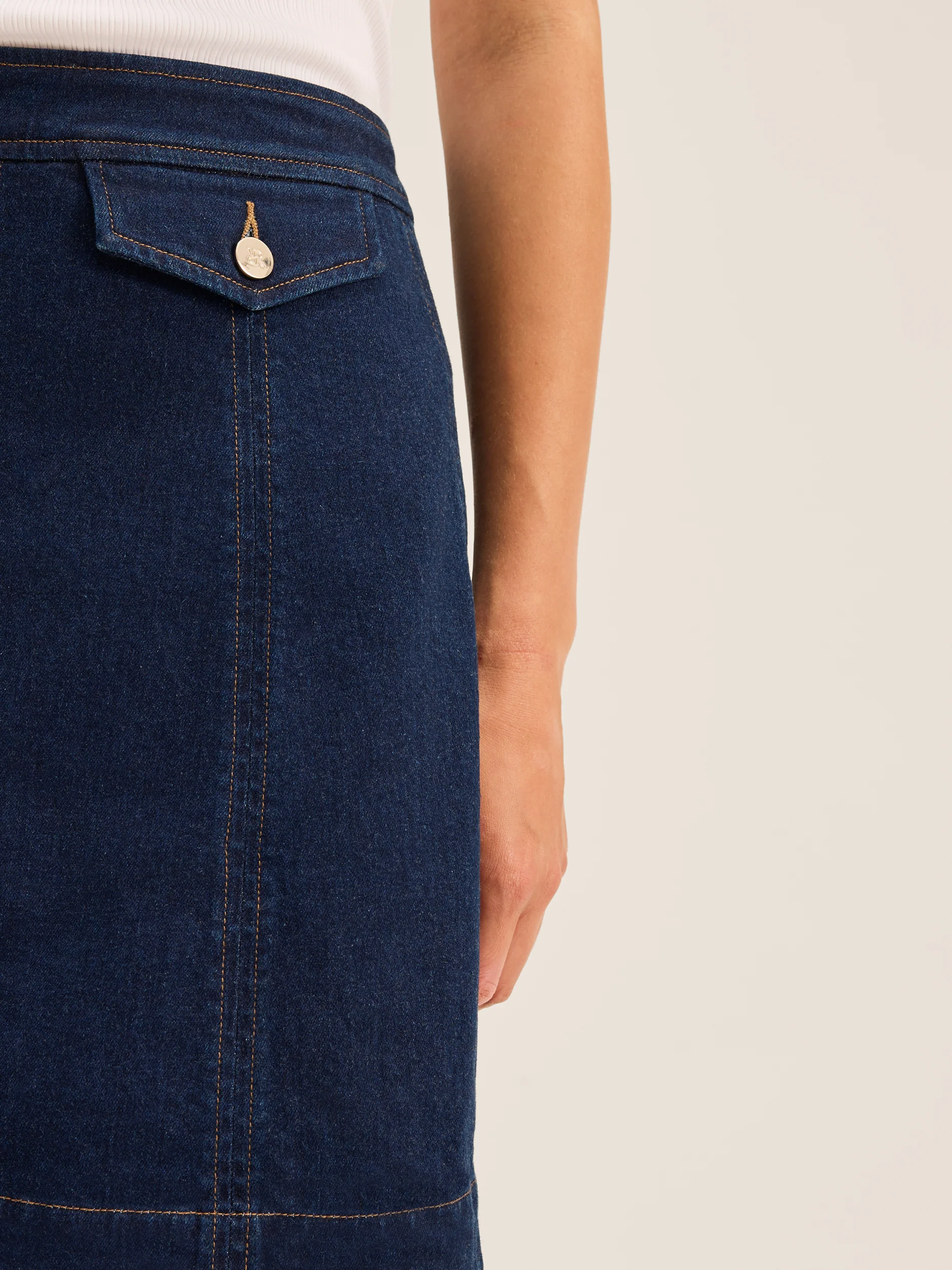 Isla Denim Mini Skirt - Image 5