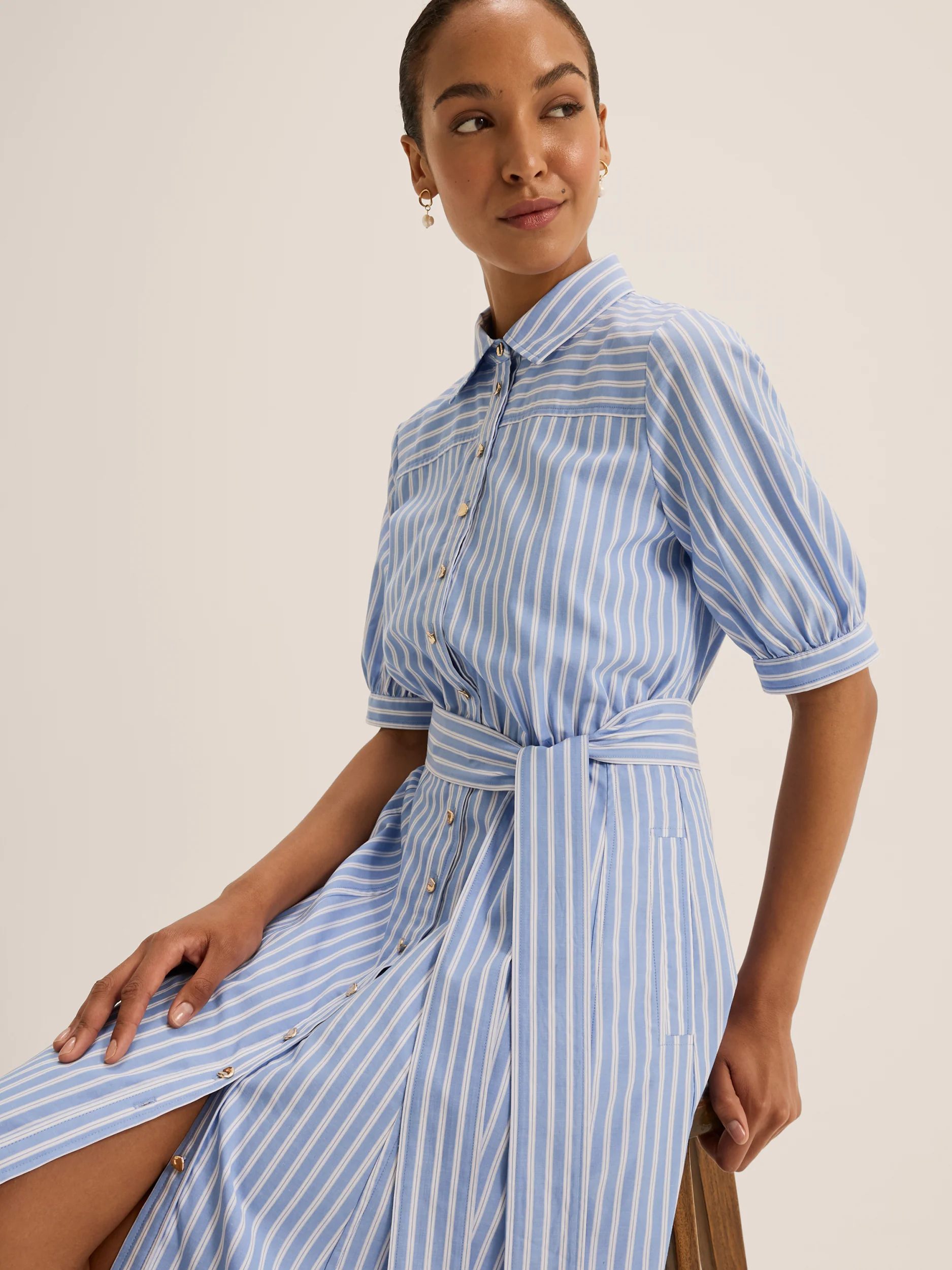 Ivy Mini Shirt Dress - Image 5