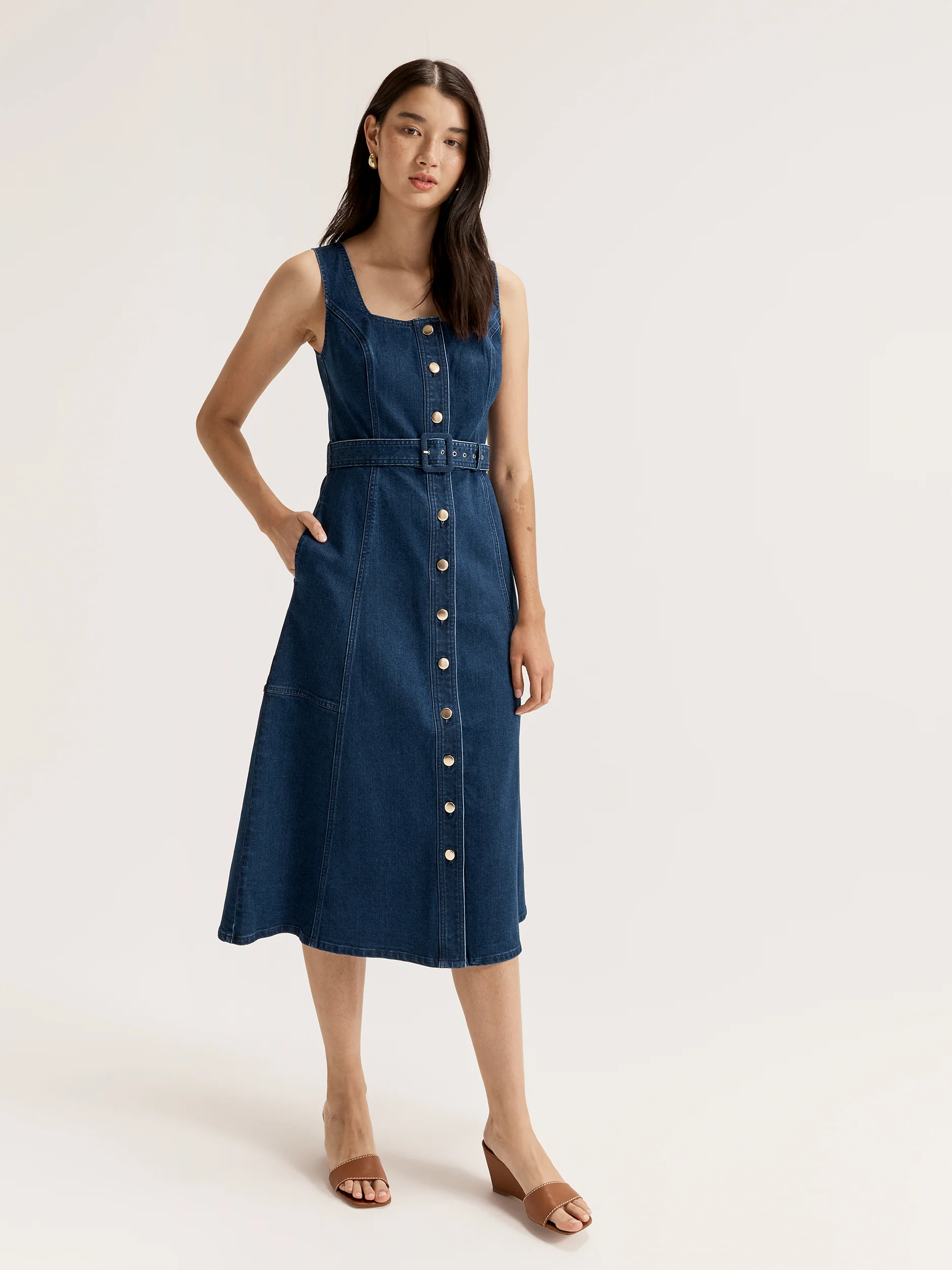 Jagger Denim Dress - Image 6