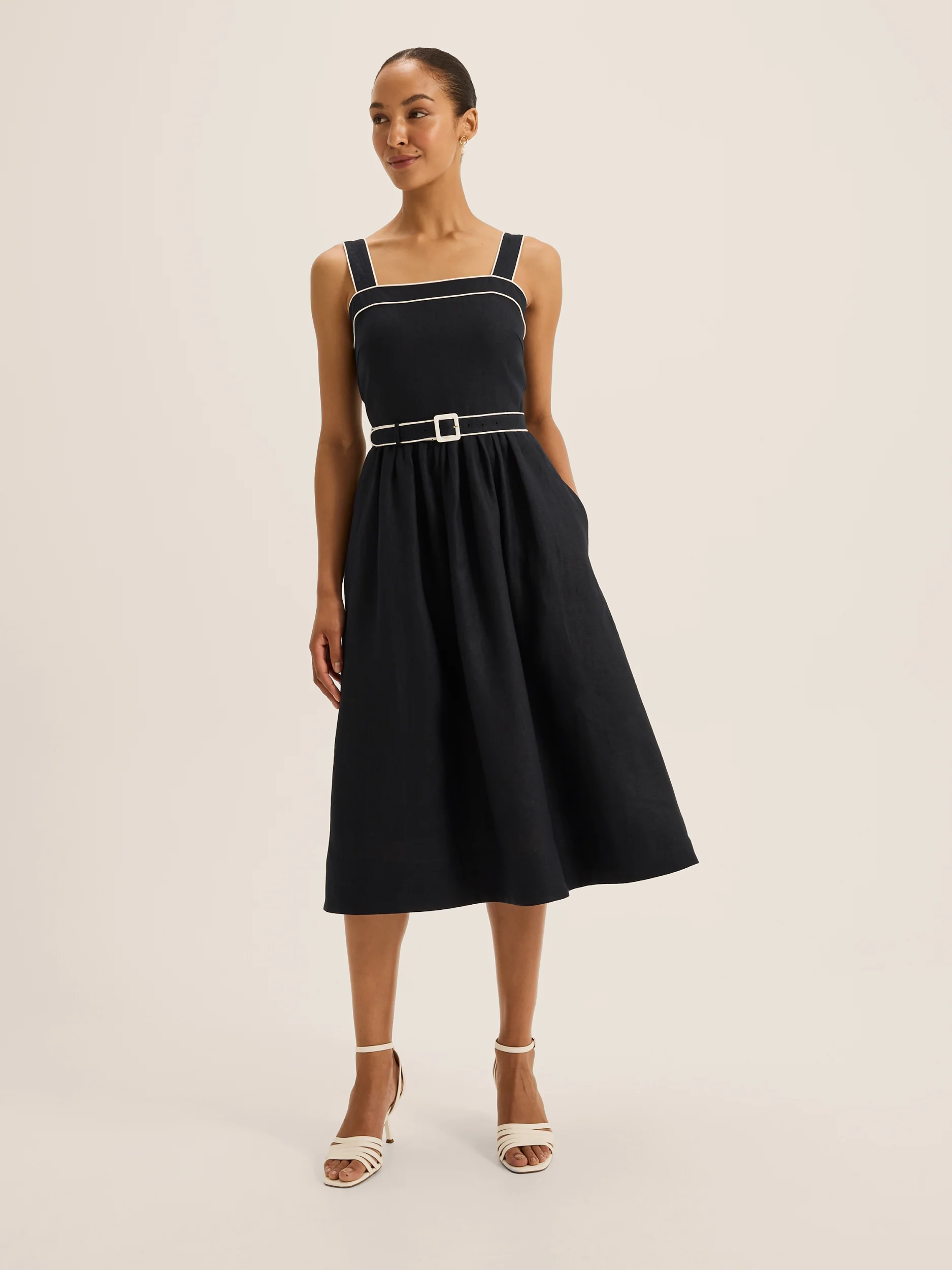 Jane Linen Sun Dress