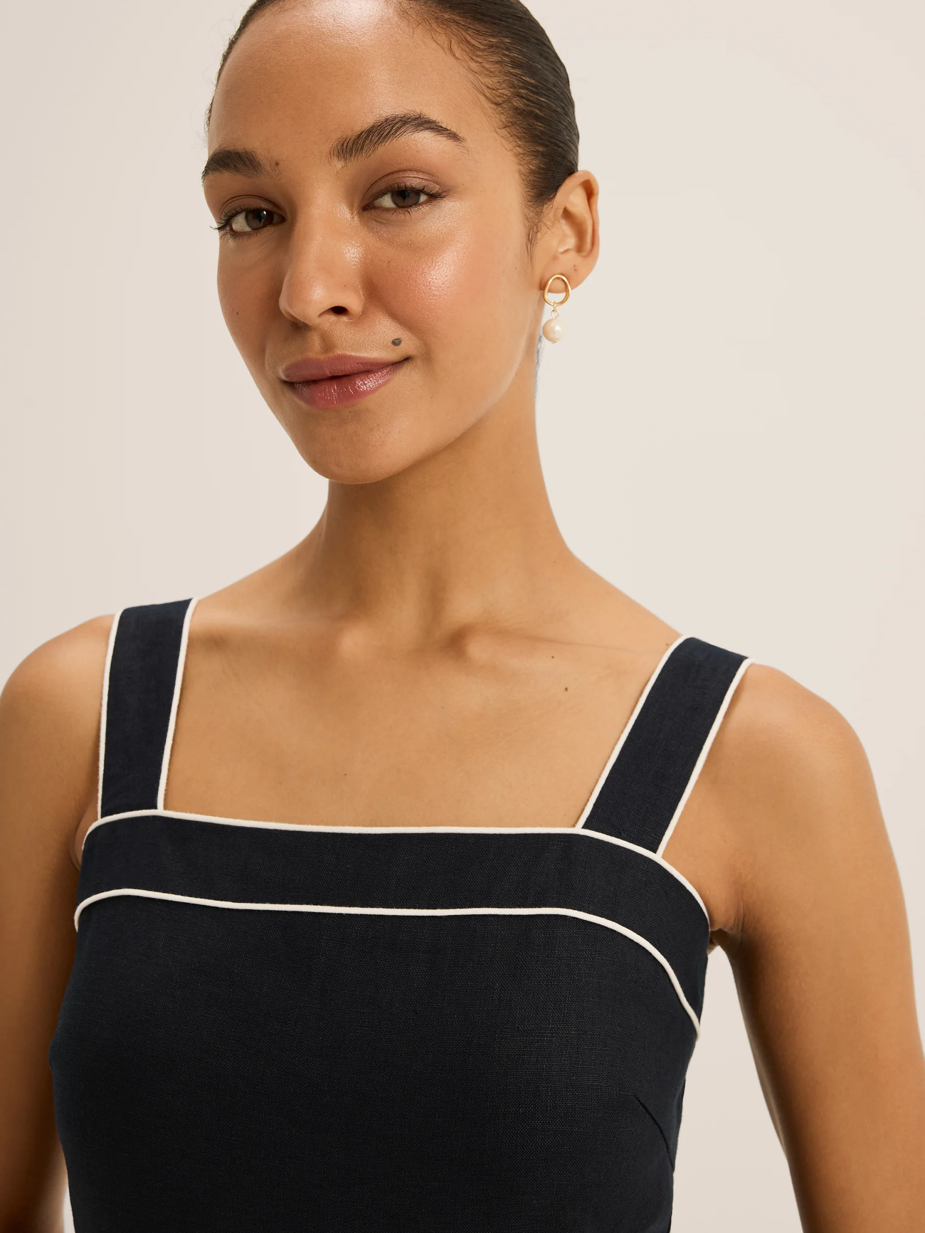 Jane Linen Sun Dress - Image 3