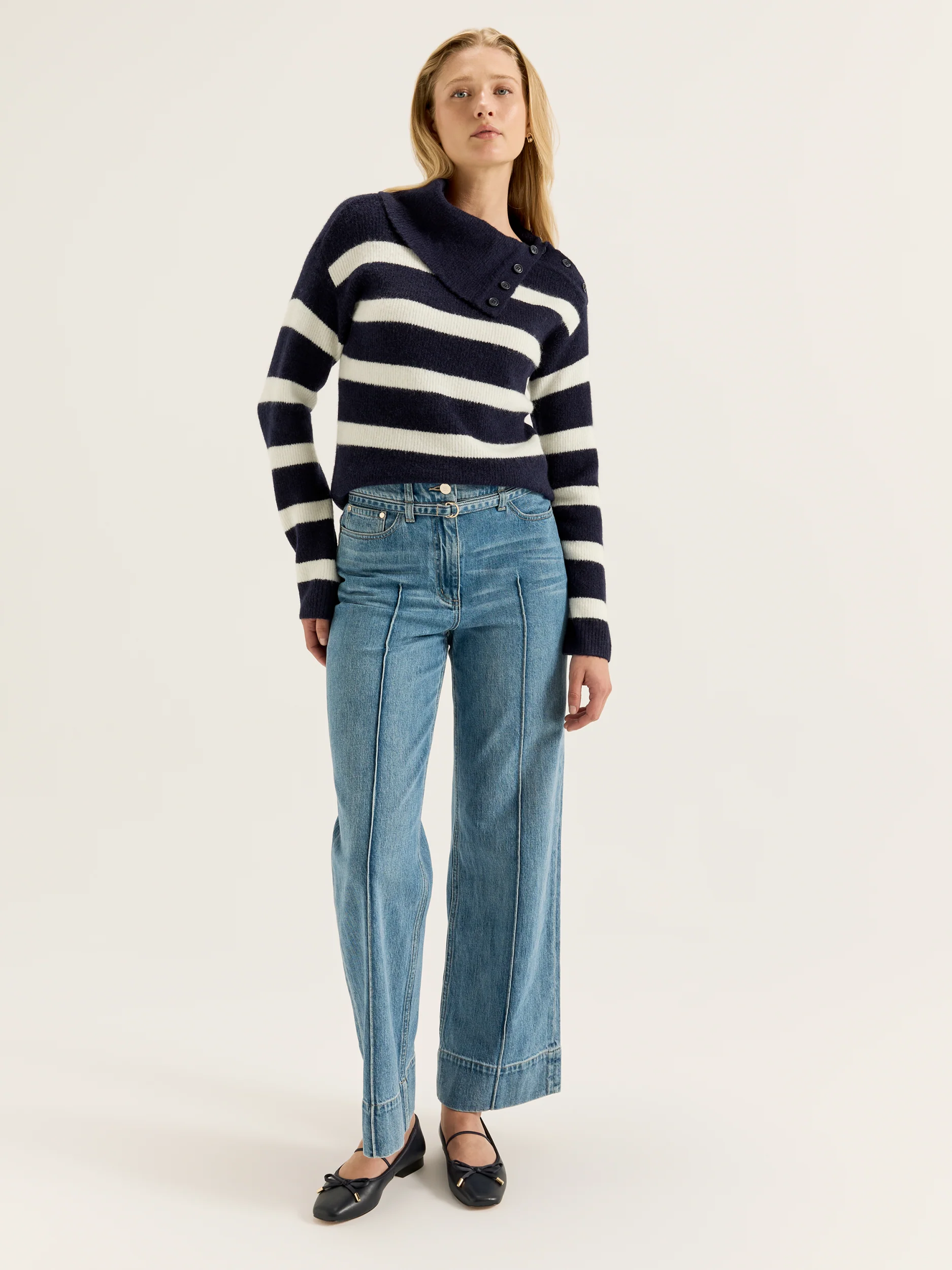 Johnstone Stripe Jumper - Image 5