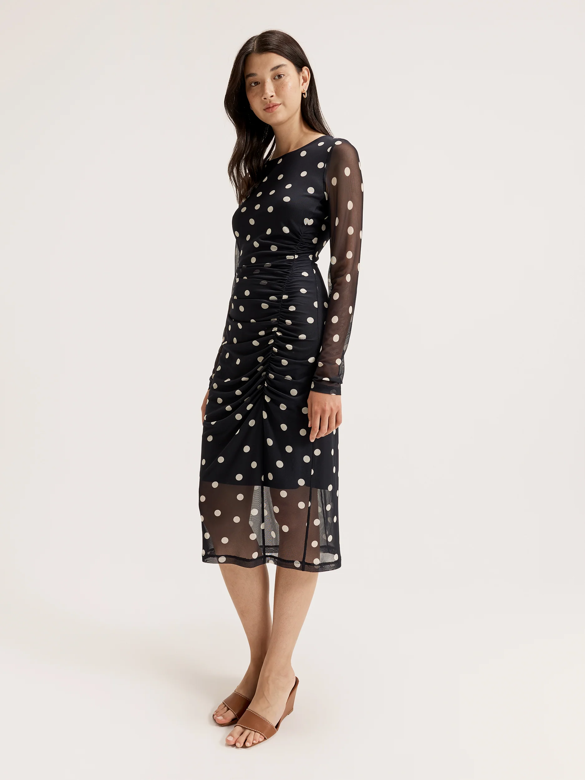 Joy Spot Mesh Dress - Image 3