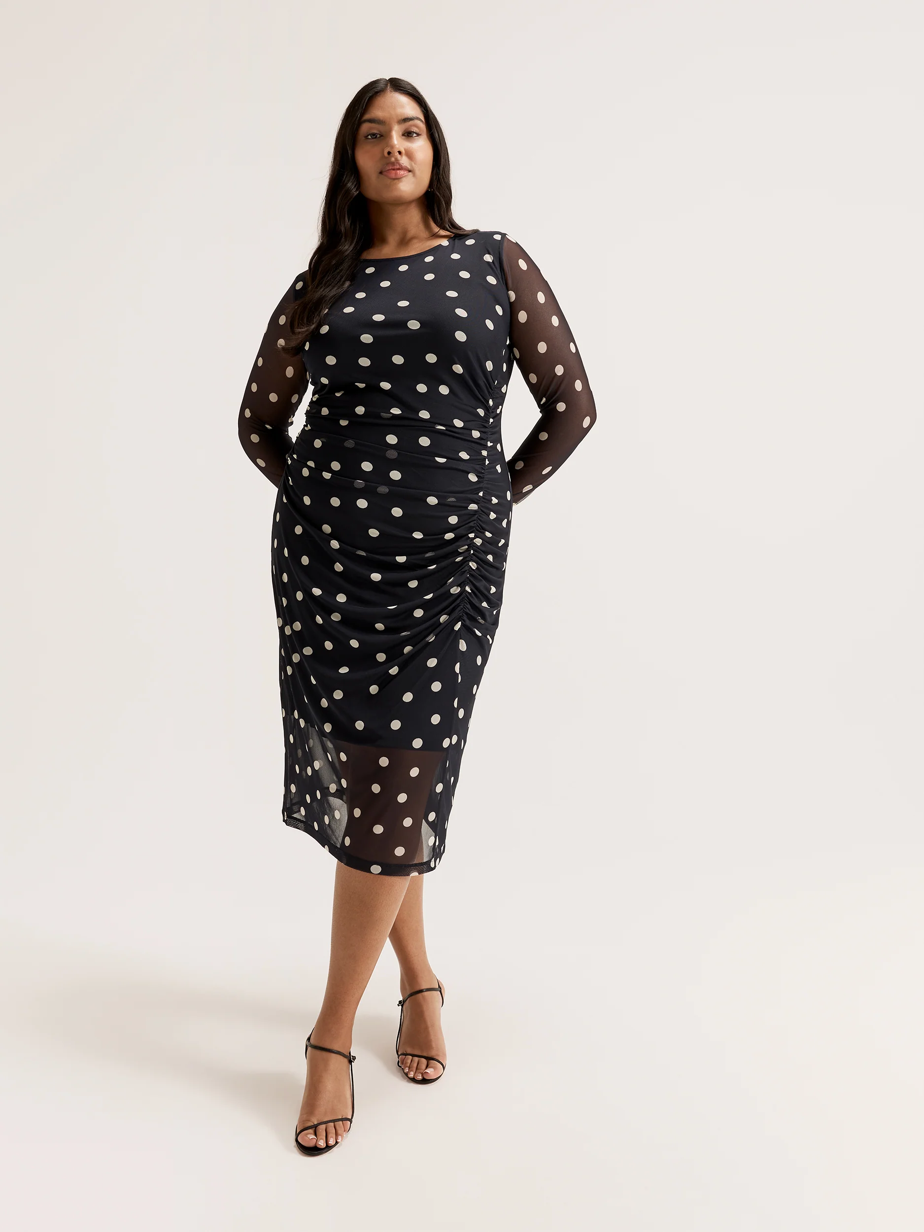 Joy Spot Mesh Dress - Image 6