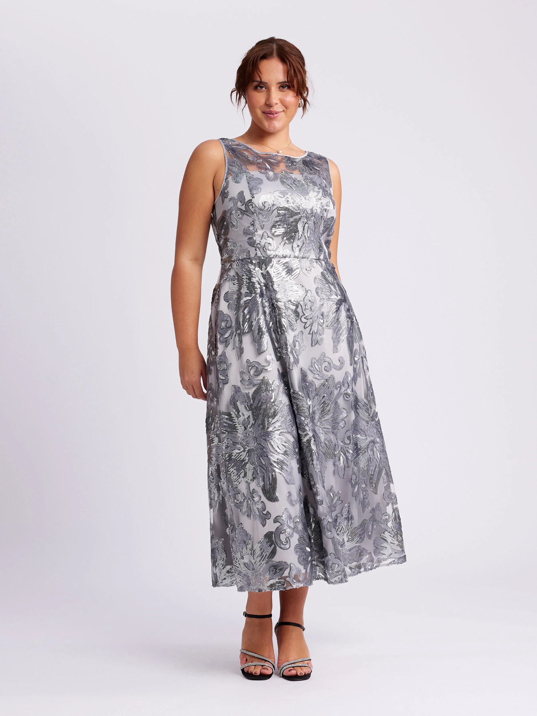 Lexi Sequin Midi Dress - Image 3