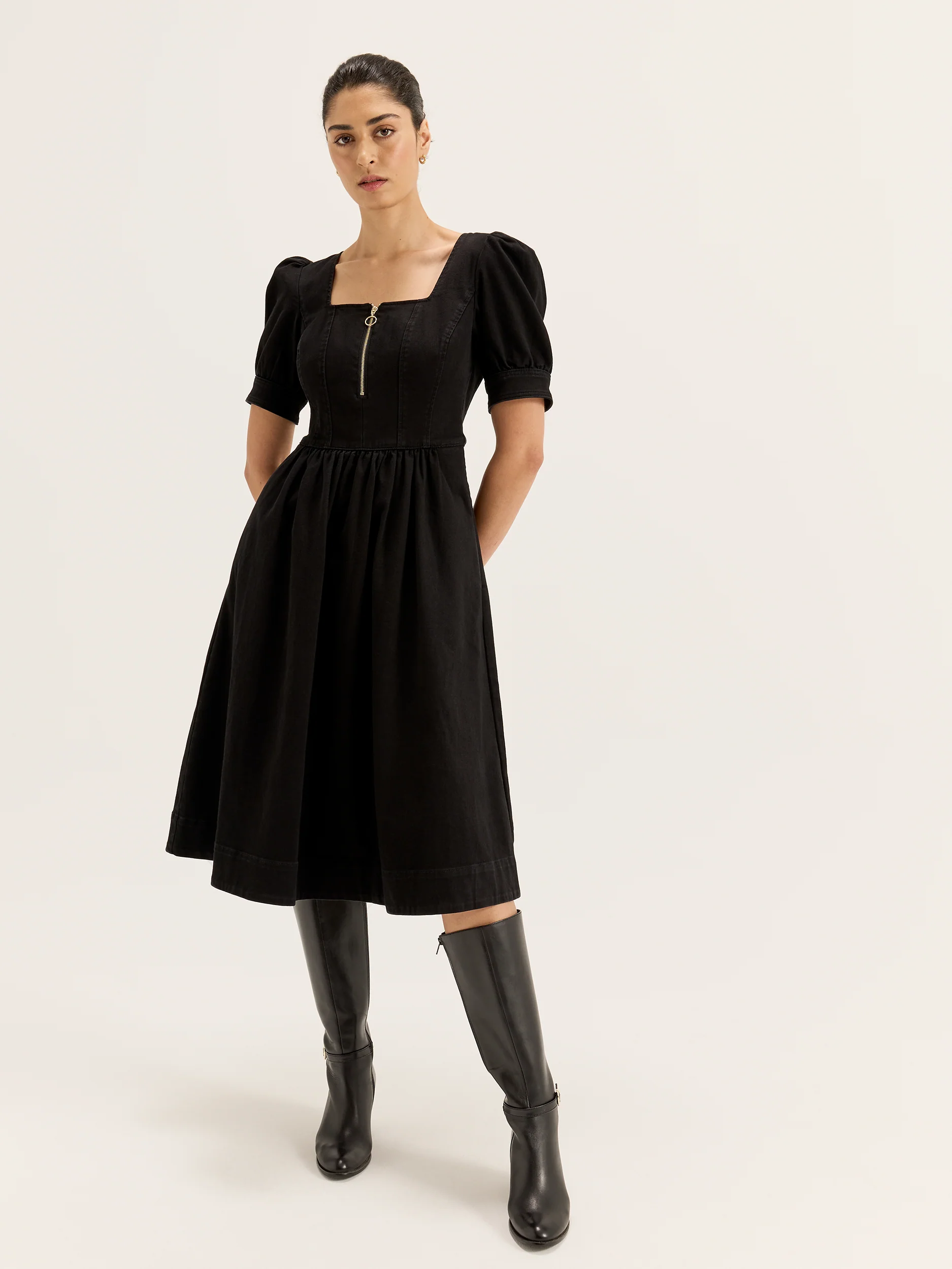 Lorenz Denim Dress - Image 3