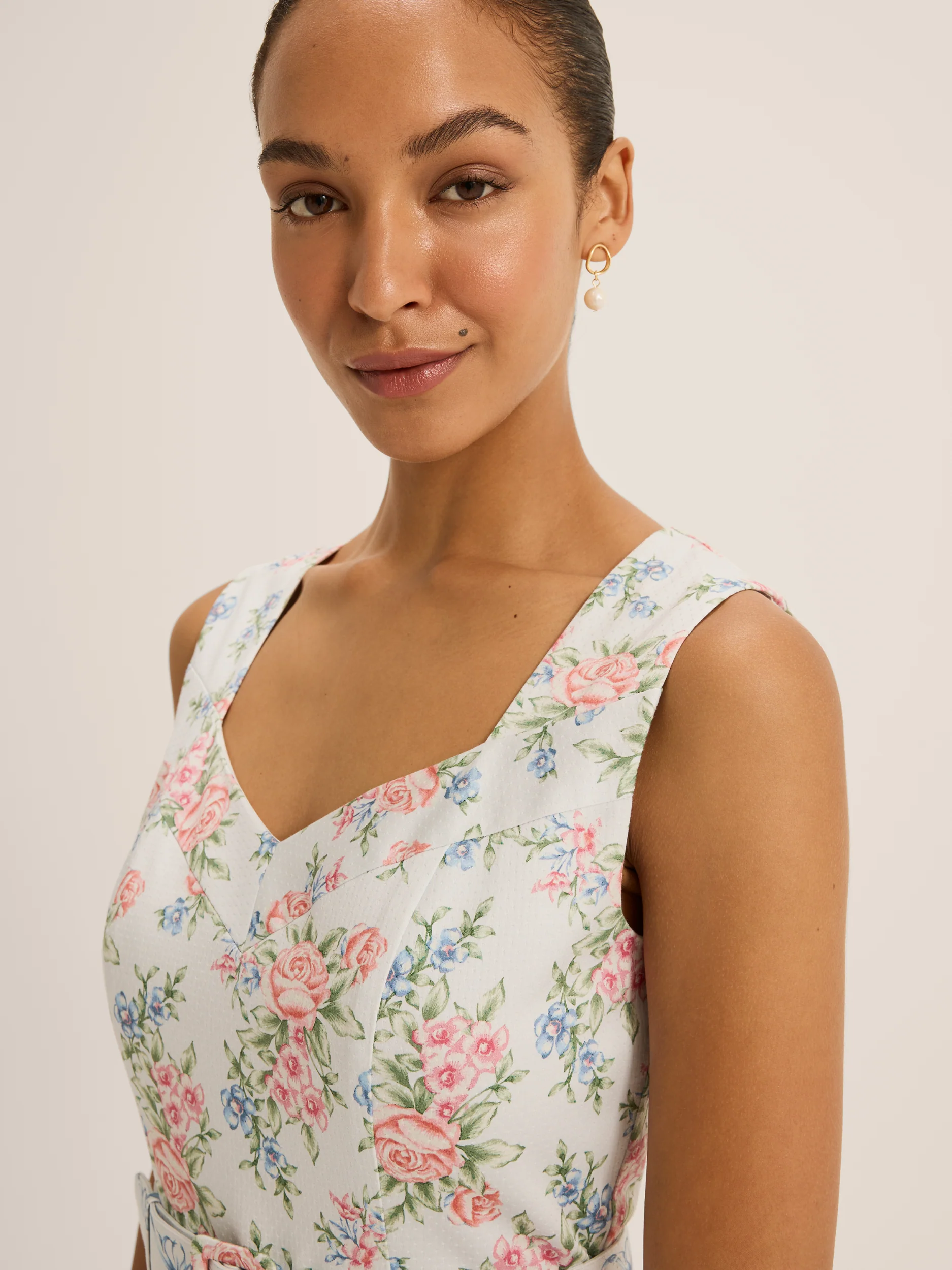 Marie Fit and Flare Dress - Image 2