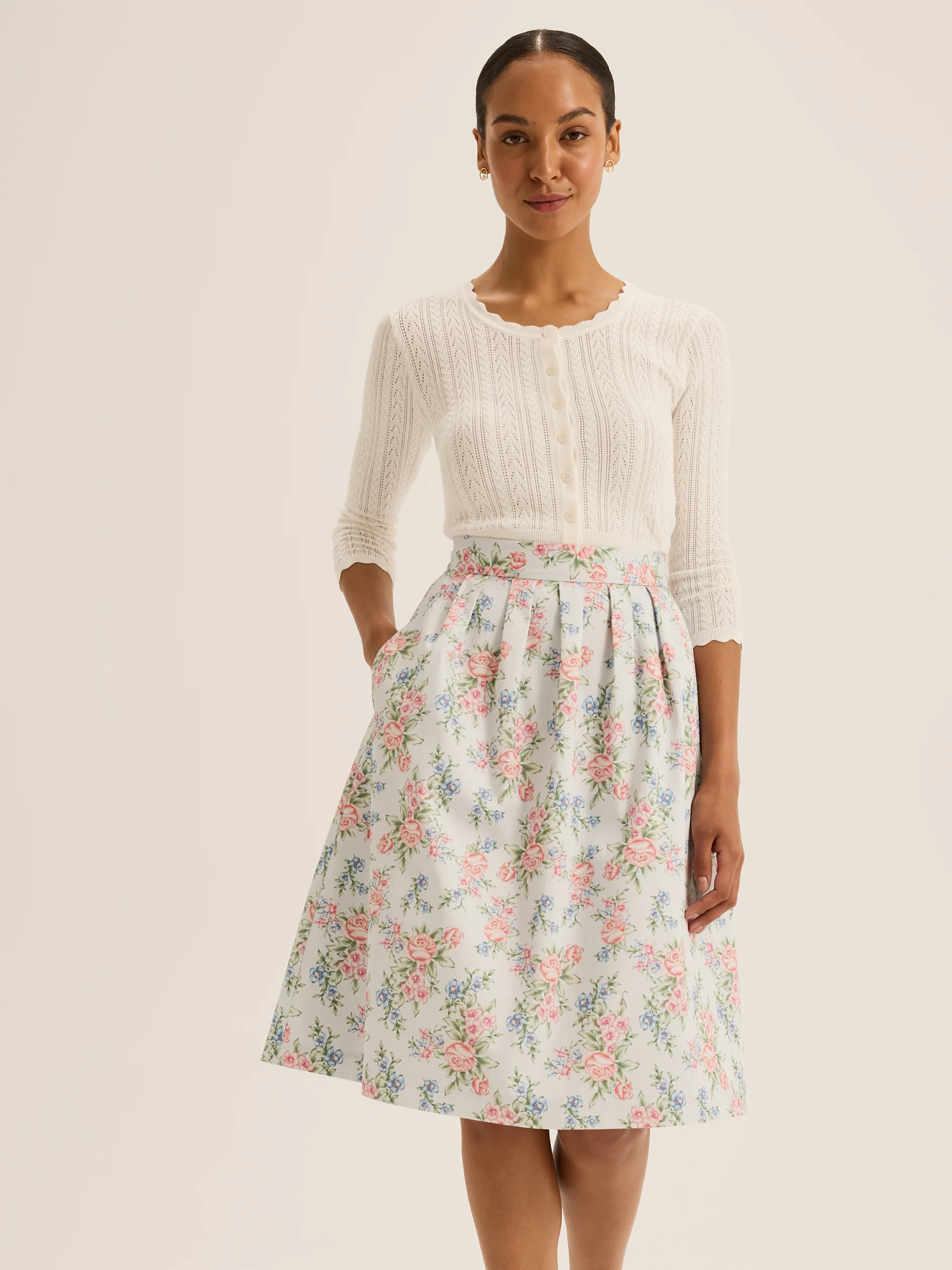 Marie Knee Length Skirt
