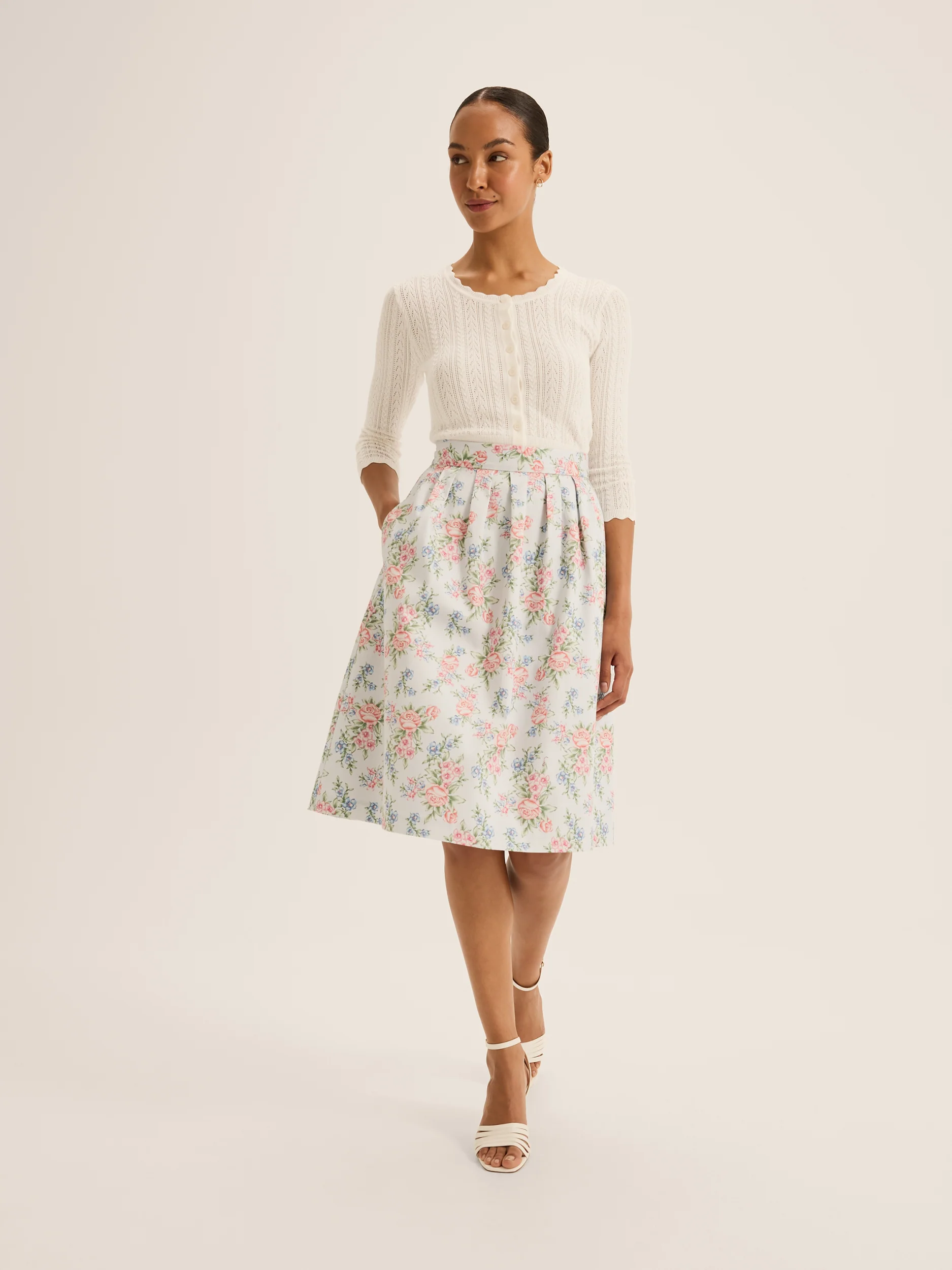 Marie Knee Length Skirt - Image 2