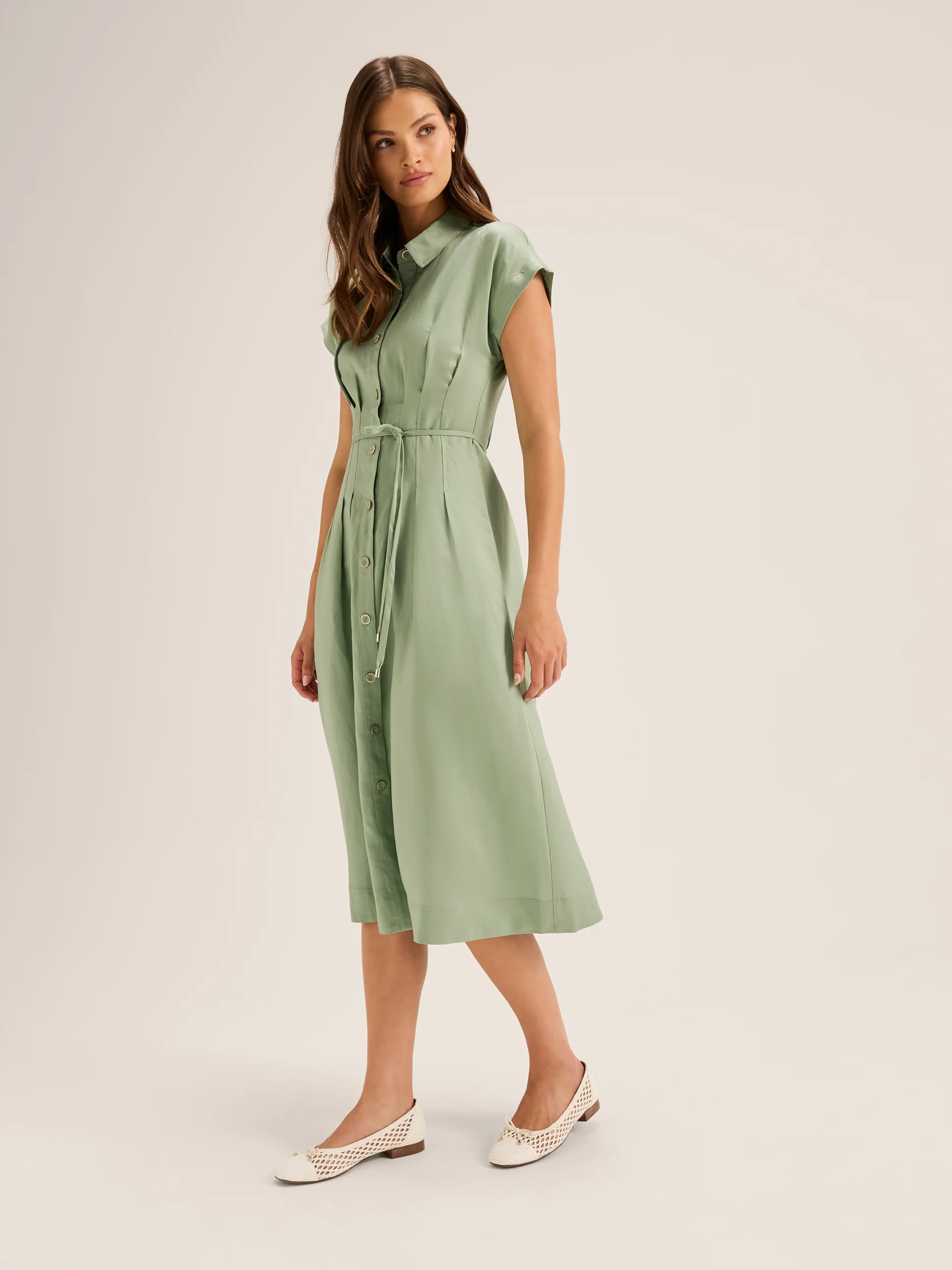 Marine Shirt Dress - Image 5