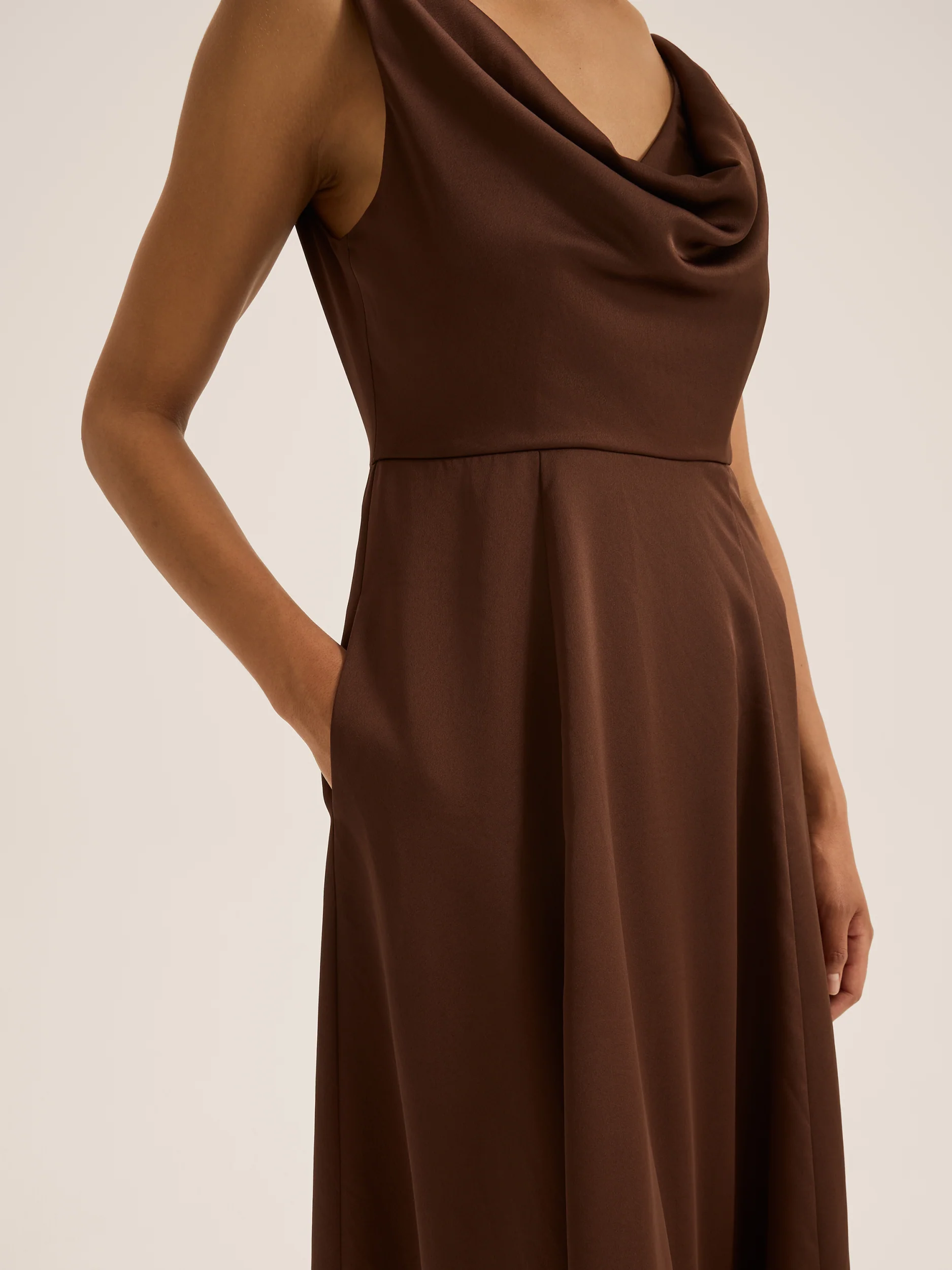 Montague Cowl Neck Dress - Image 3