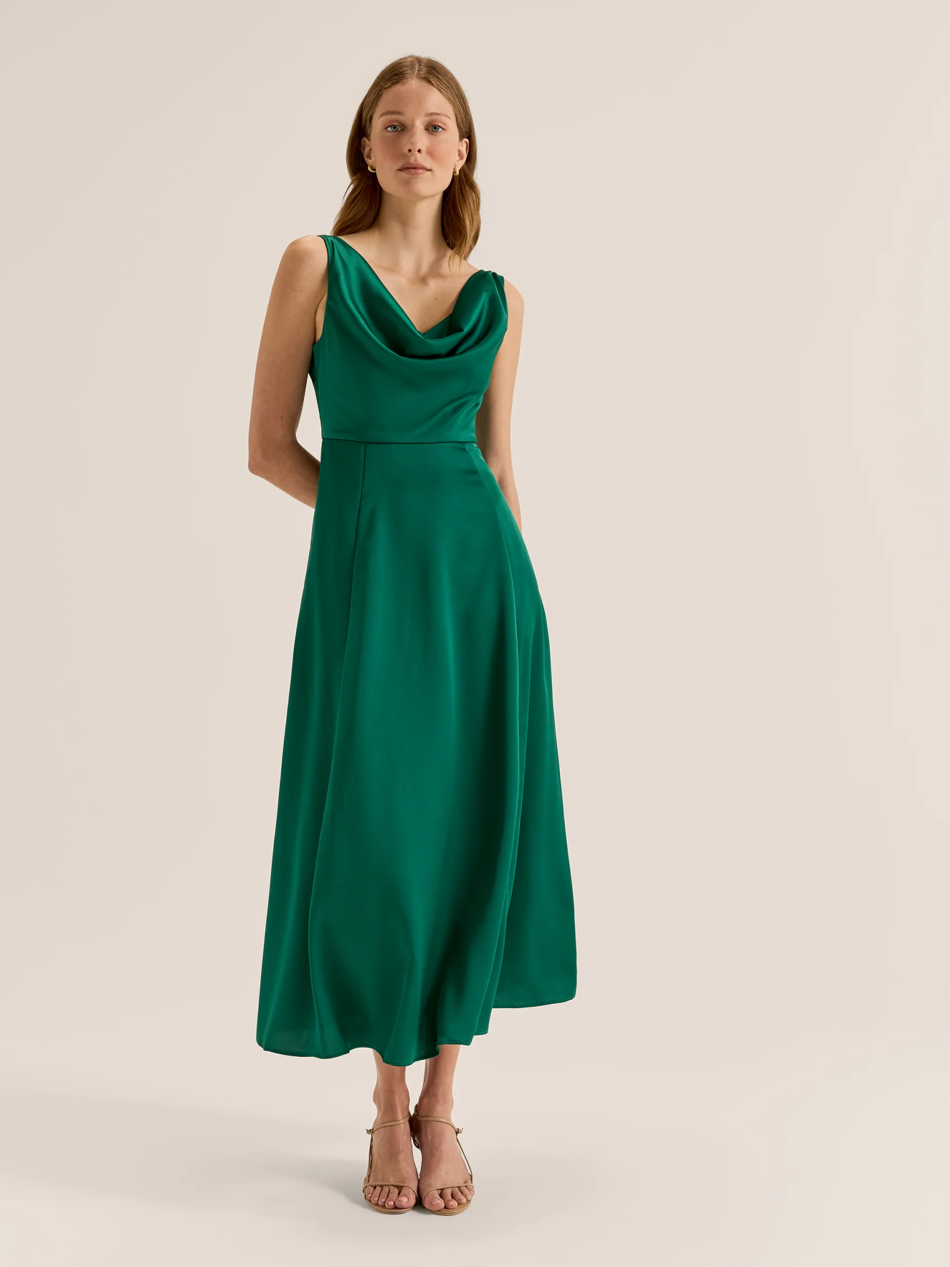 Montague Cowl Neck Dress