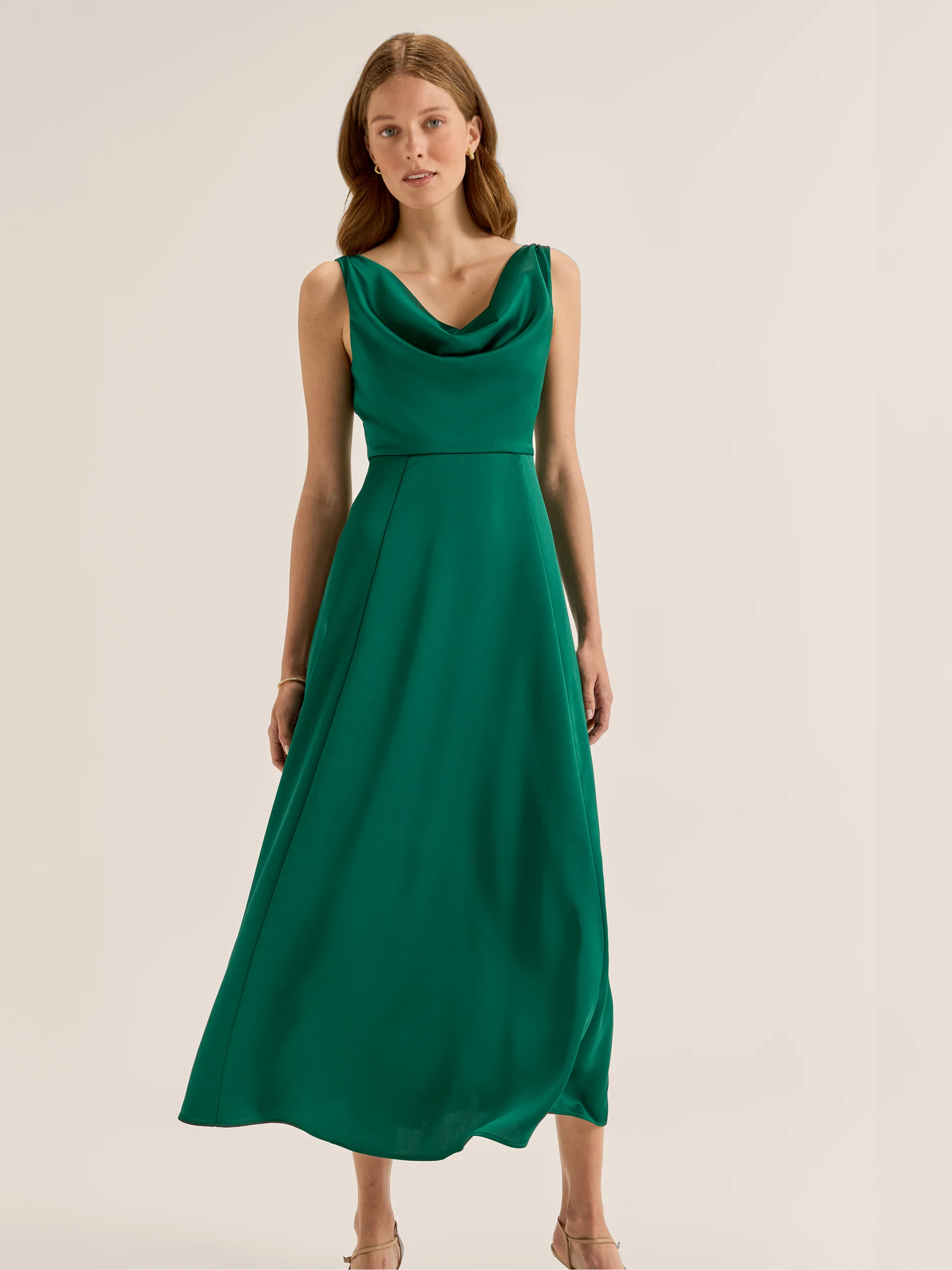 Montague Cowl Neck Dress - Image 3