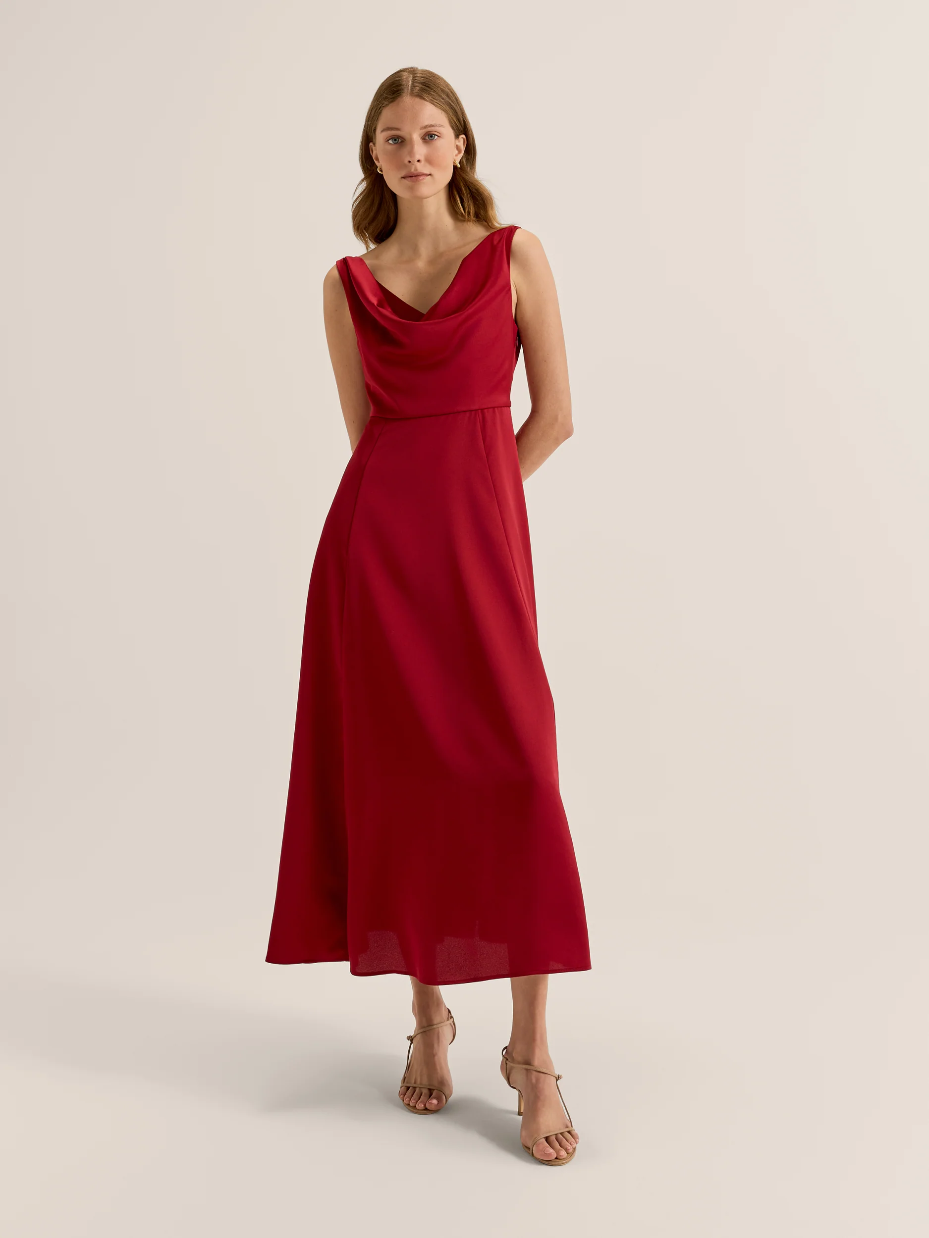 Montague Cowl Neck Dress
