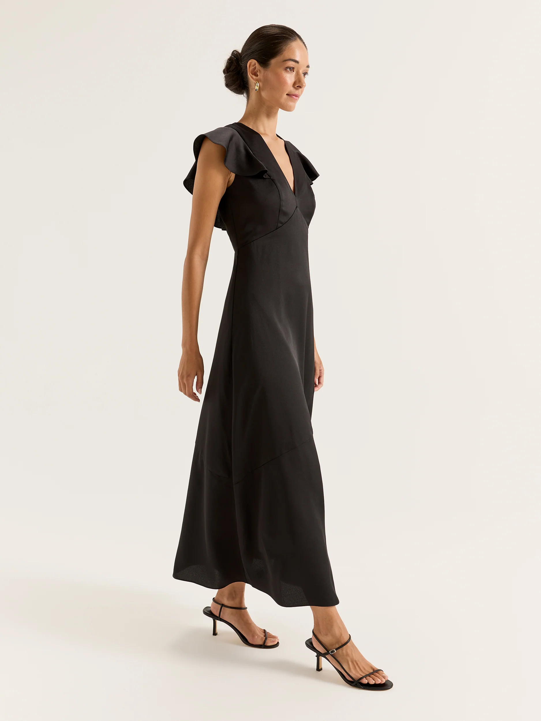 Montreal Flounce Sleeve Dress - Image 3