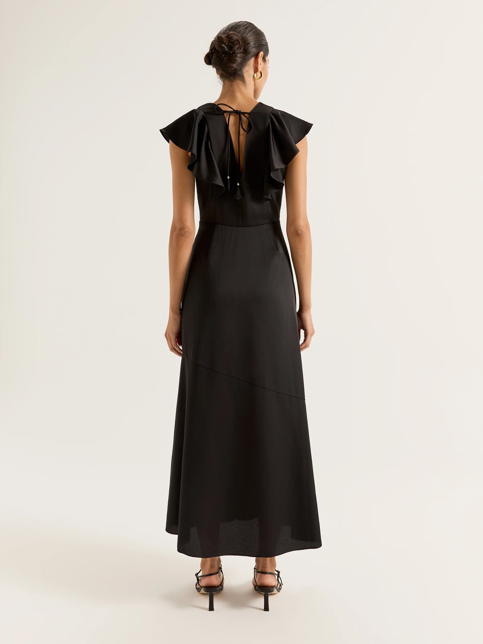 Montreal Flounce Sleeve Dress - Image 4