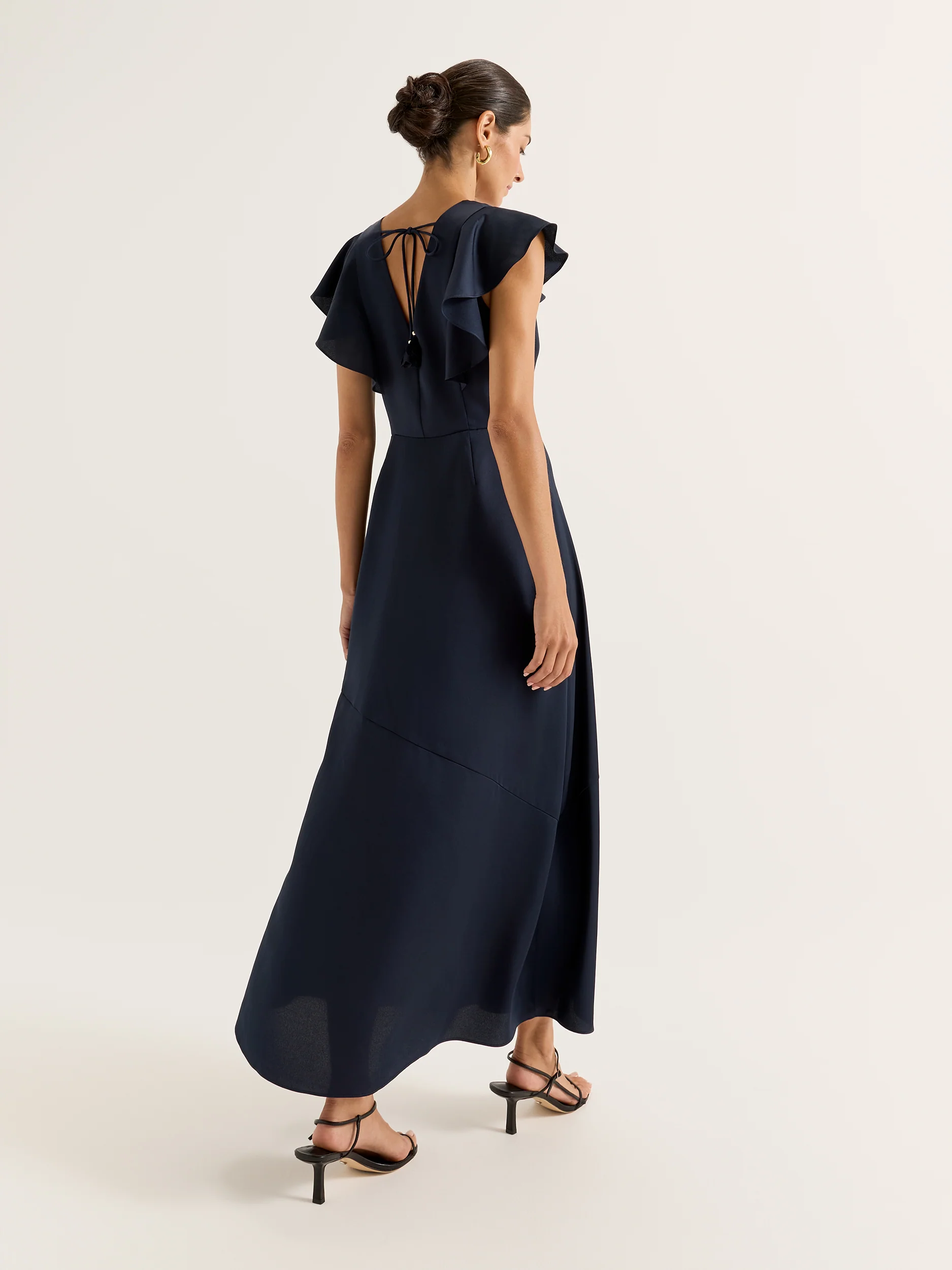 Montreal Flounce Sleeve Dress - Image 5