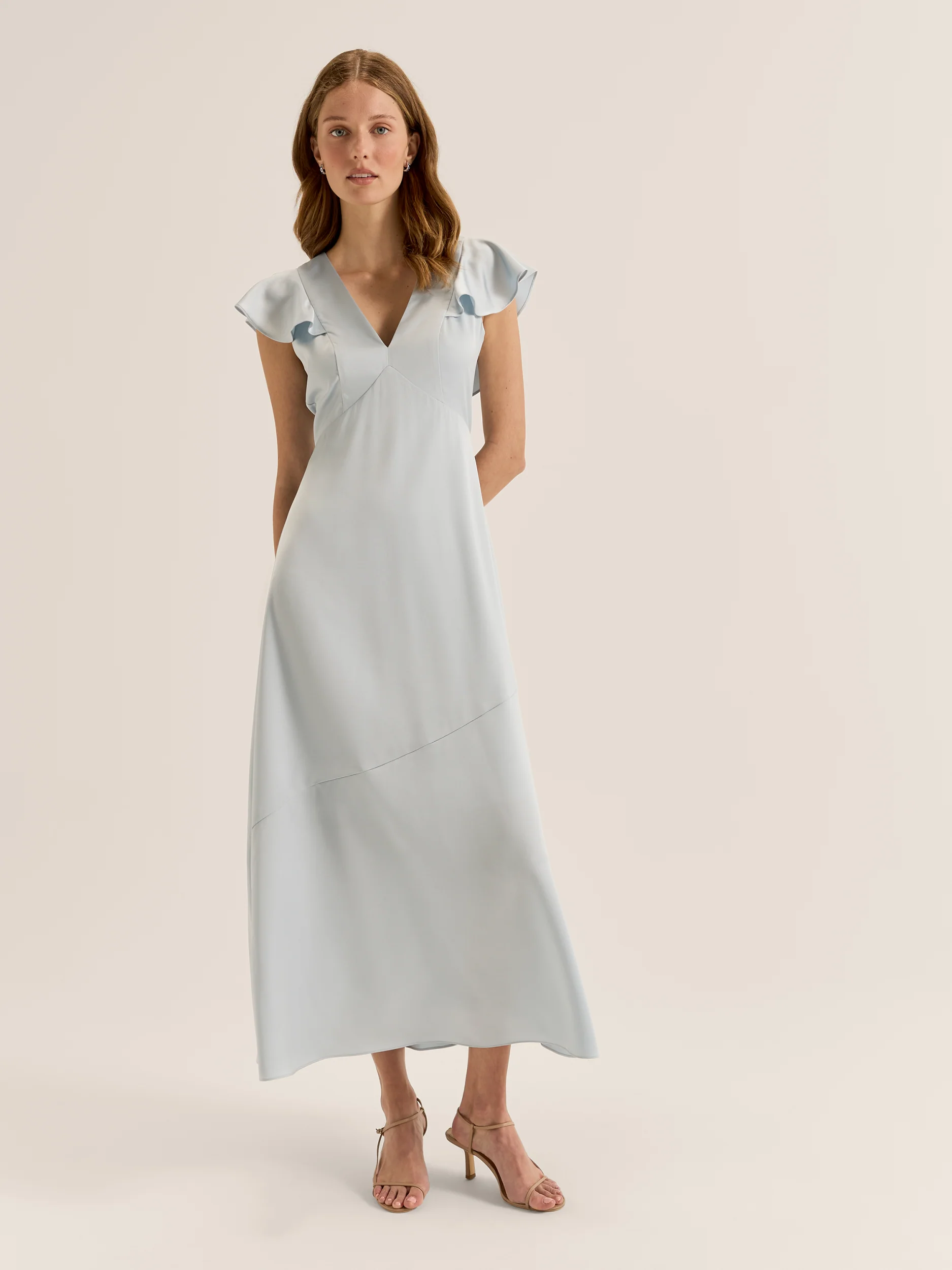 Montreal Flounce Sleeve Dress - Image 3
