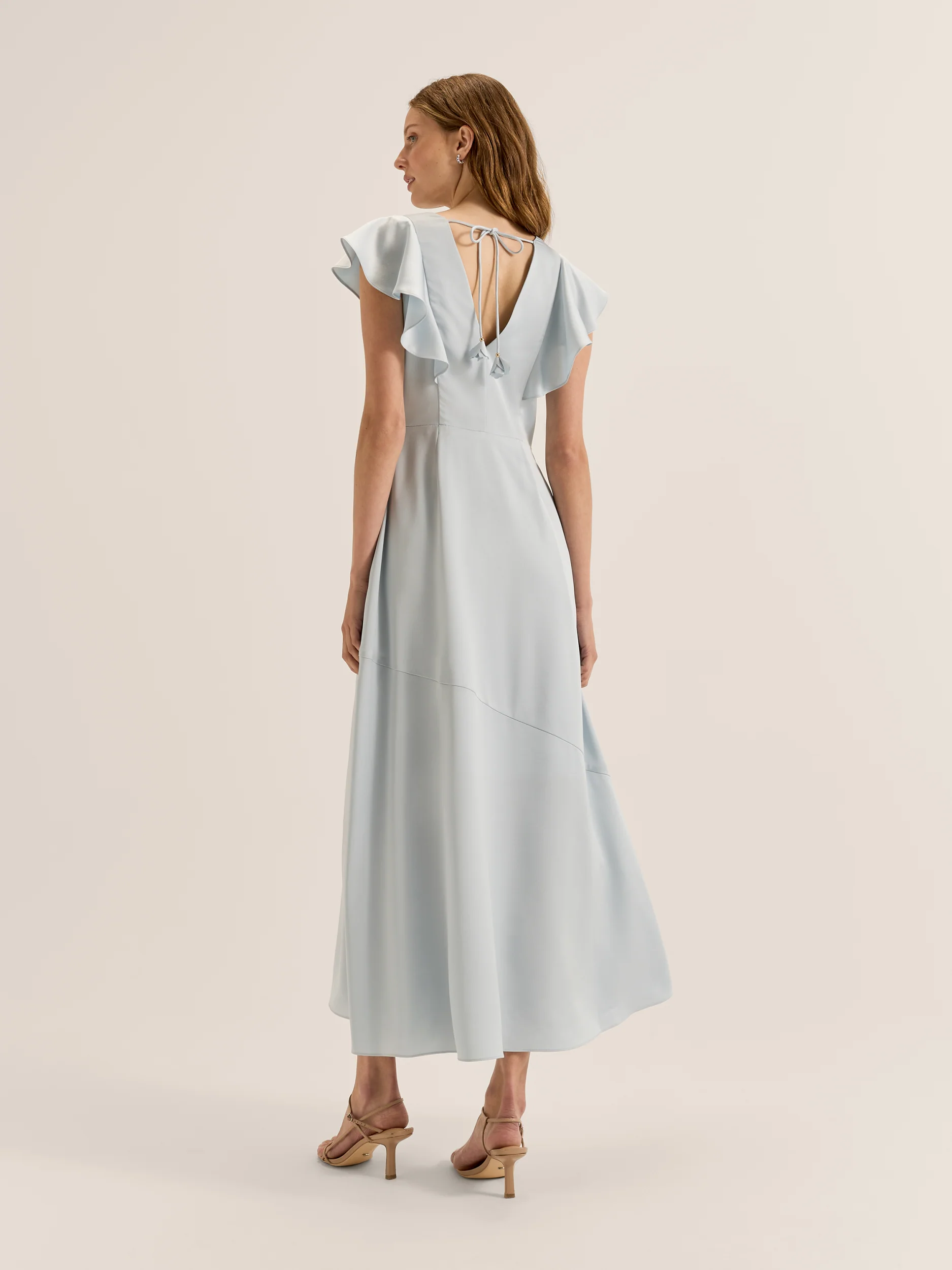 Montreal Flounce Sleeve Dress - Image 6