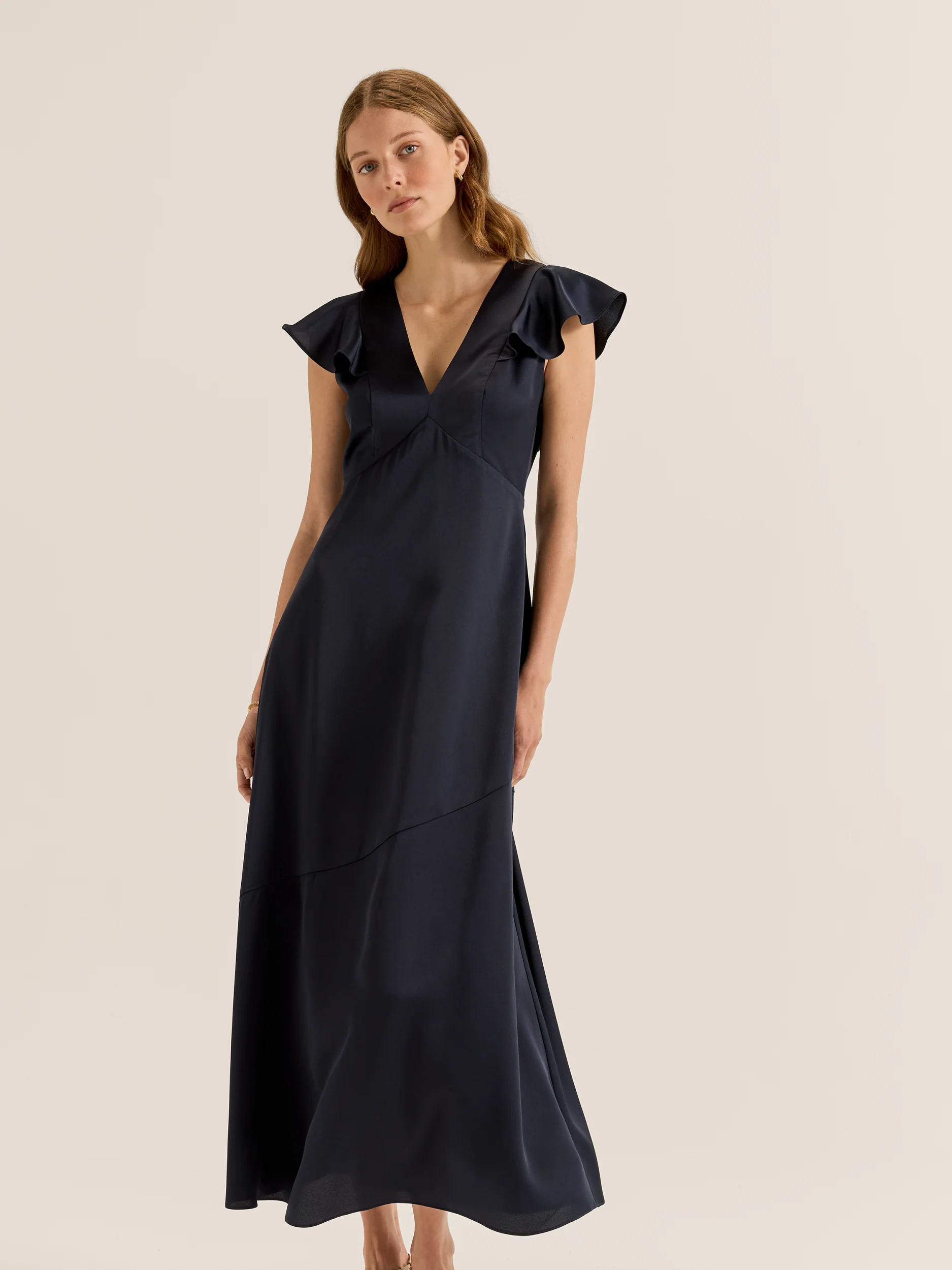 Montreal Flounce Sleeve Dress - Image 3