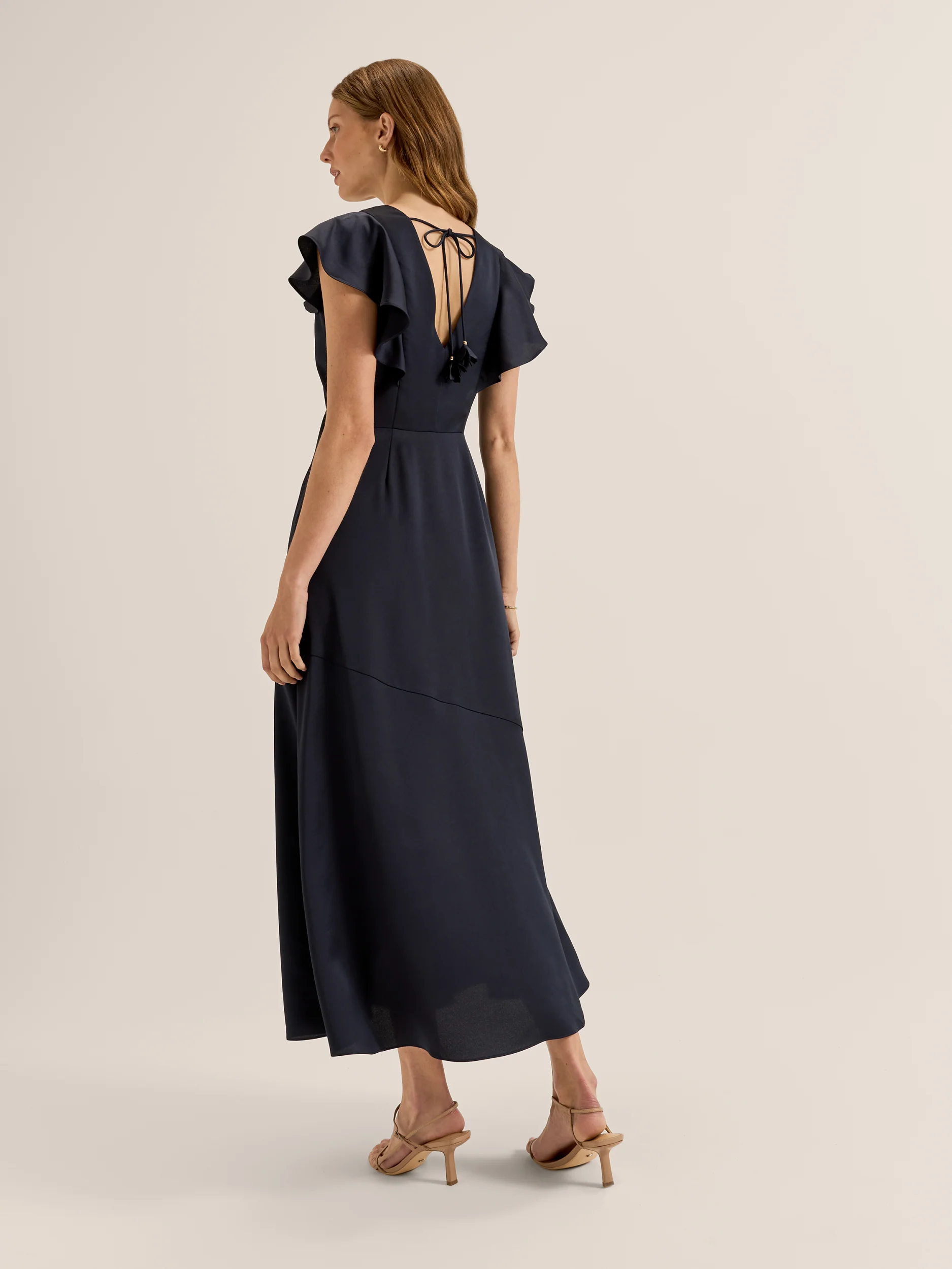 Montreal Flounce Sleeve Dress - Image 6