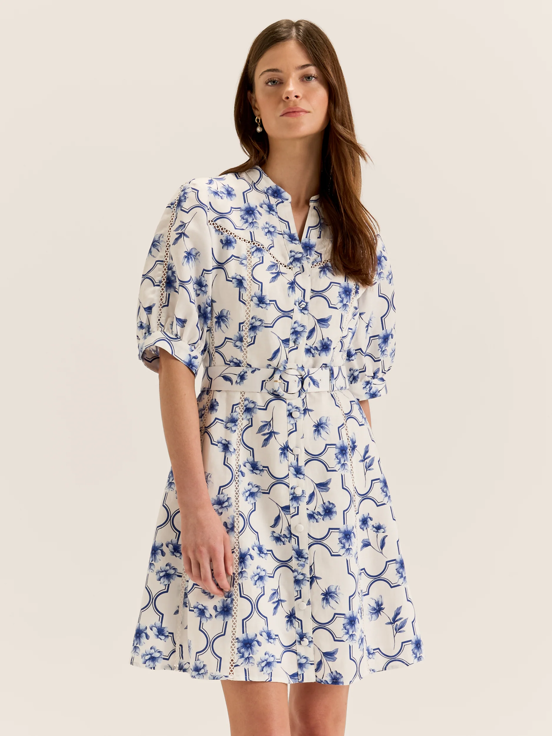 Mosaic Mini Dress - Image 3