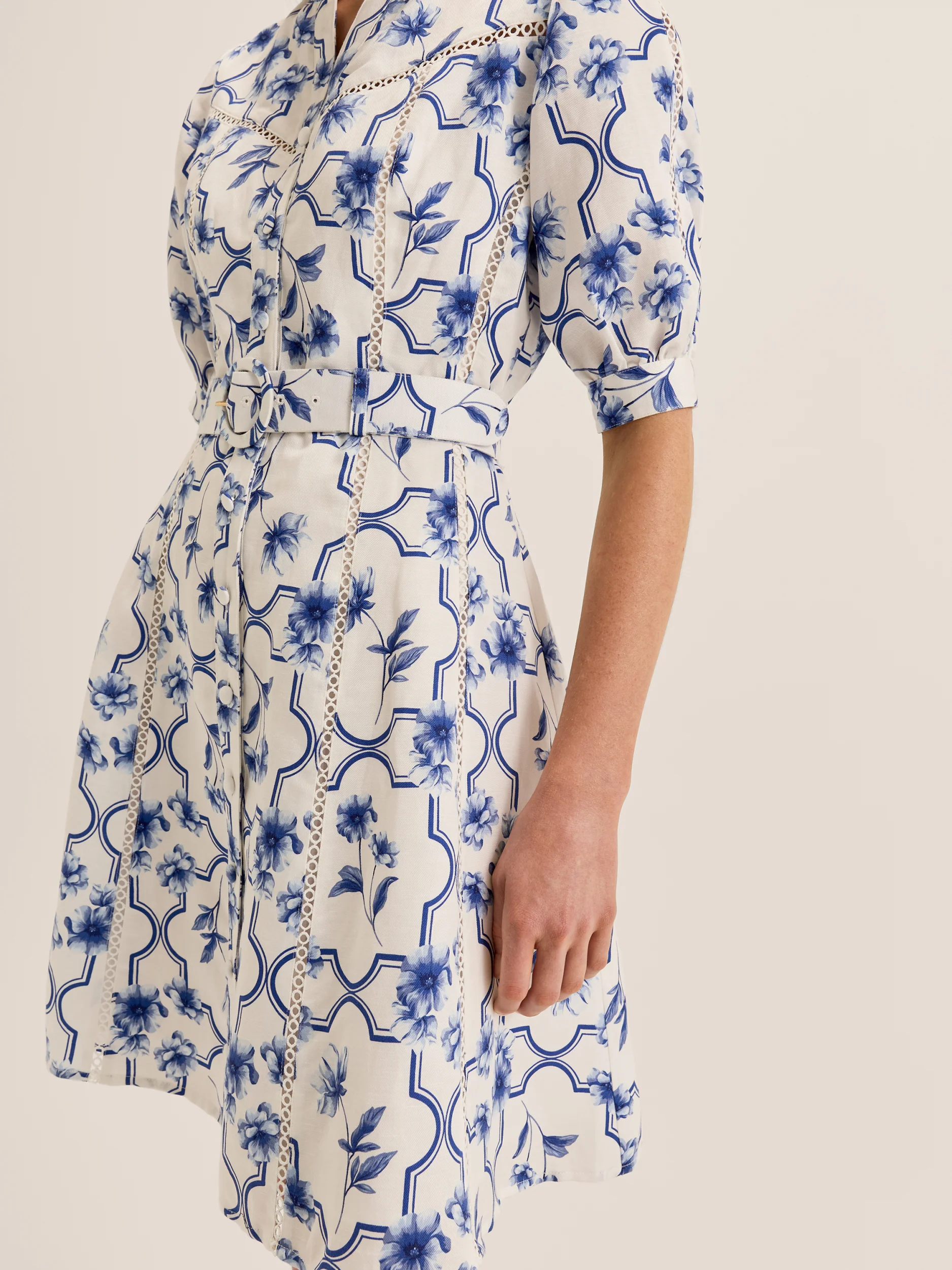 Mosaic Mini Dress - Image 4