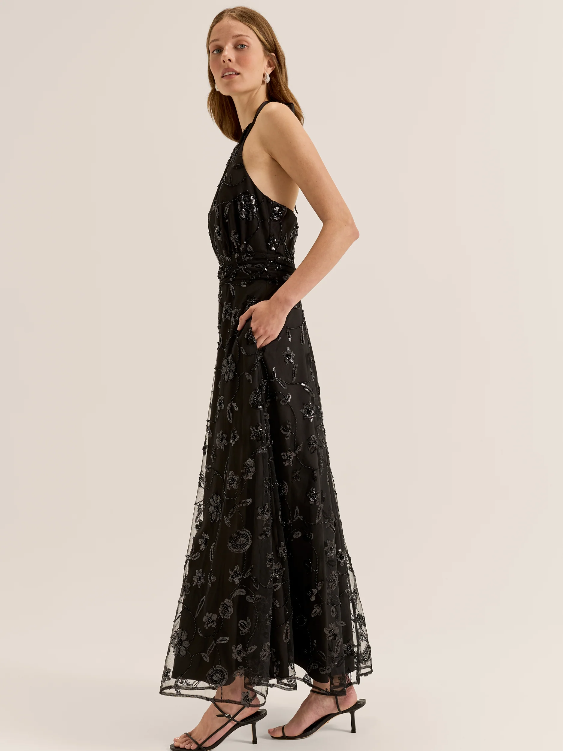Night Rose Maxi Dress - Image 5