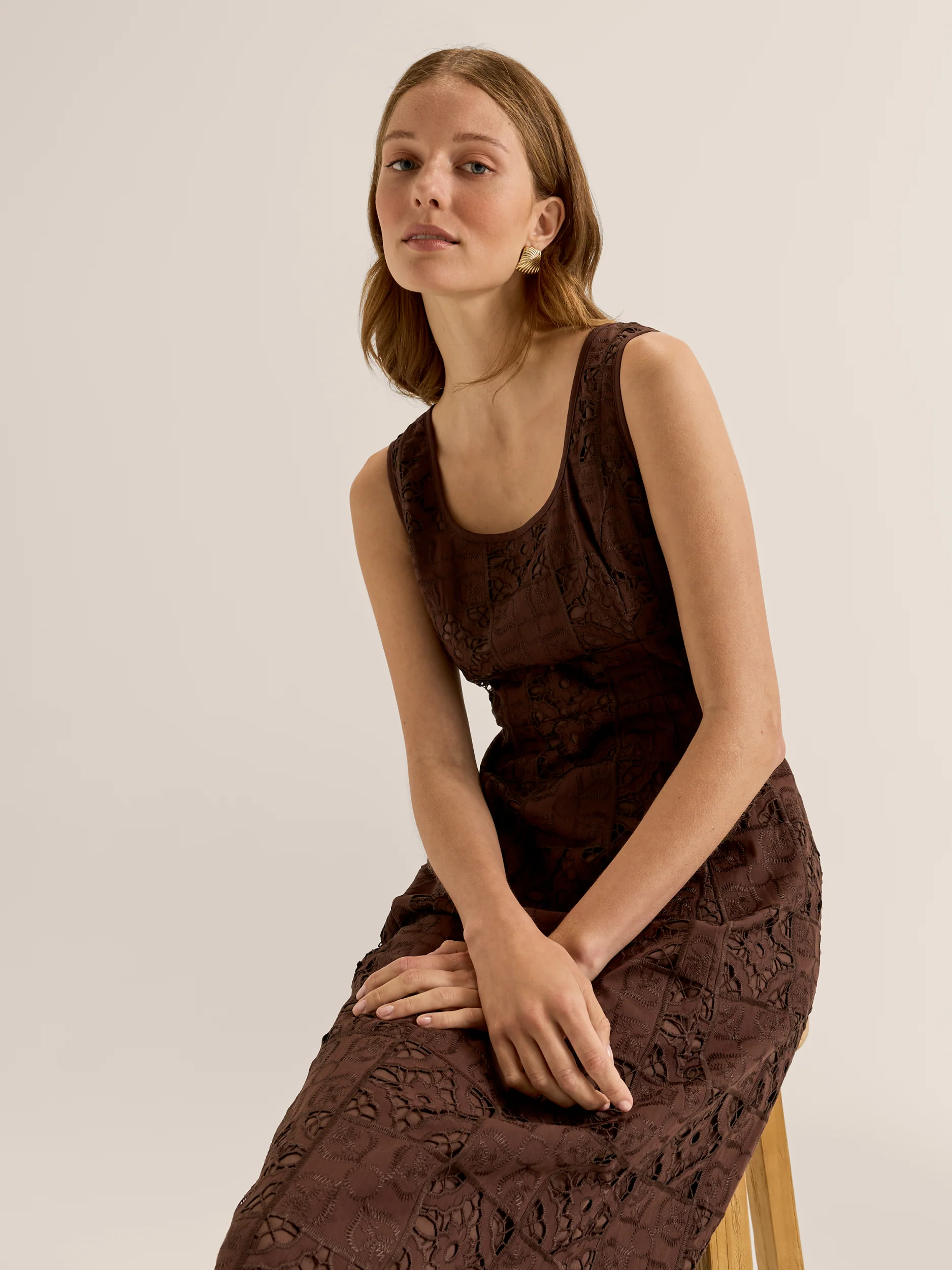 Noosa Lace Midi Dress - Image 5