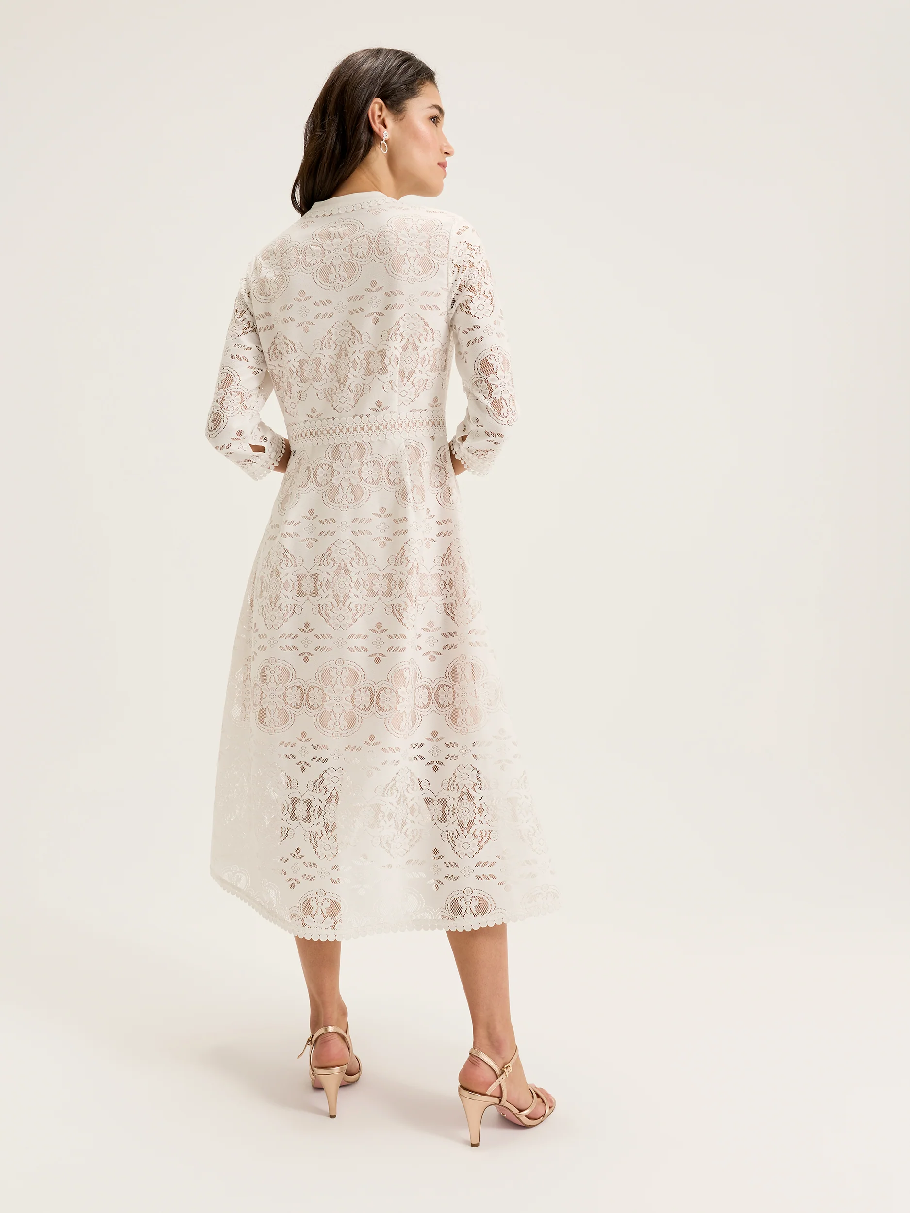 Nostalgia Lace Shirtdress - Image 3