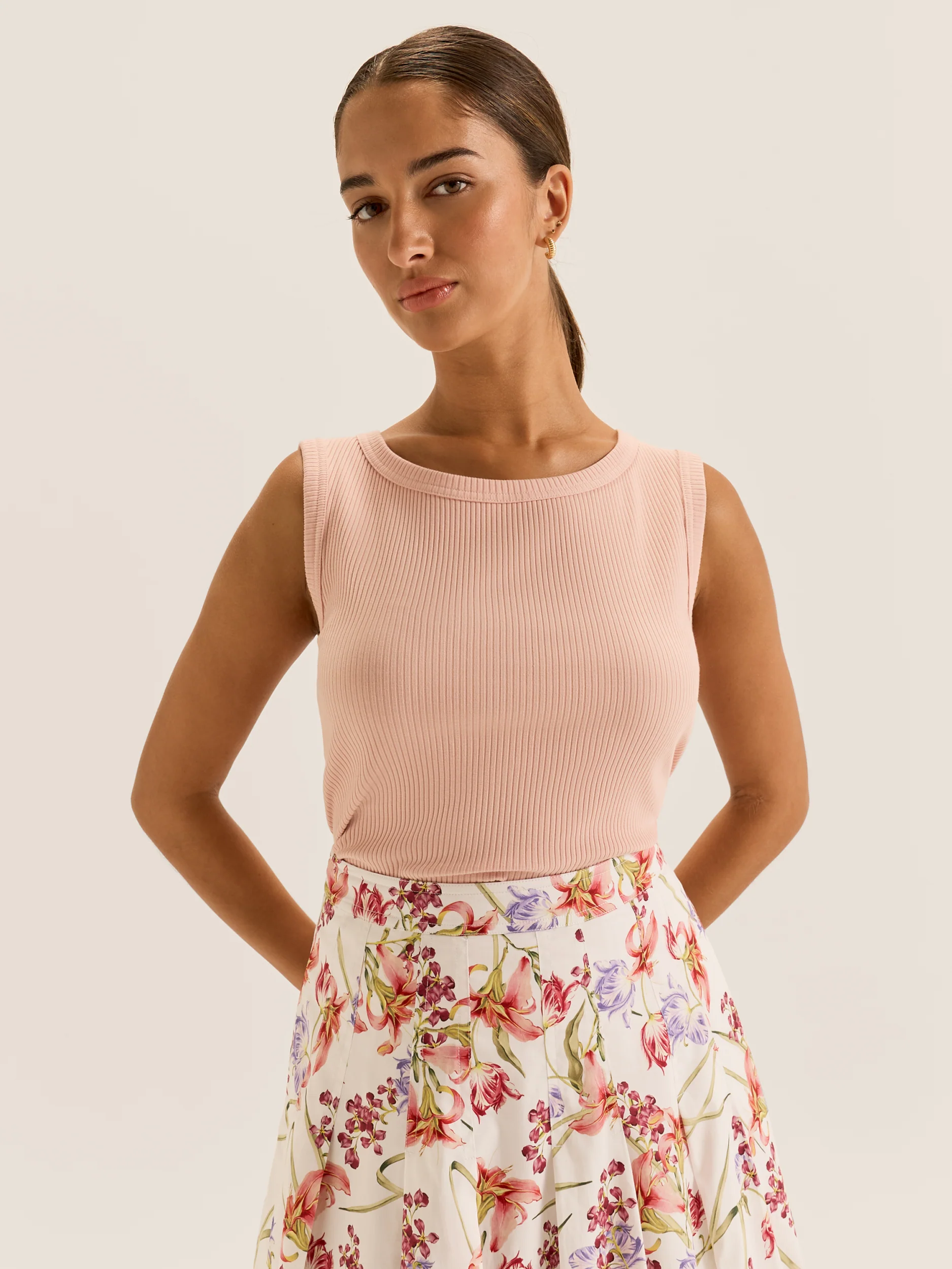 Olivia Ribbed Top