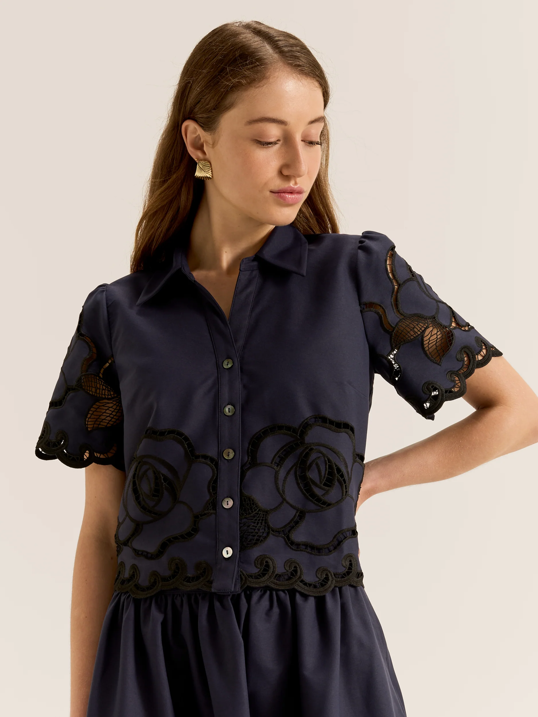 Orchid Lace Top