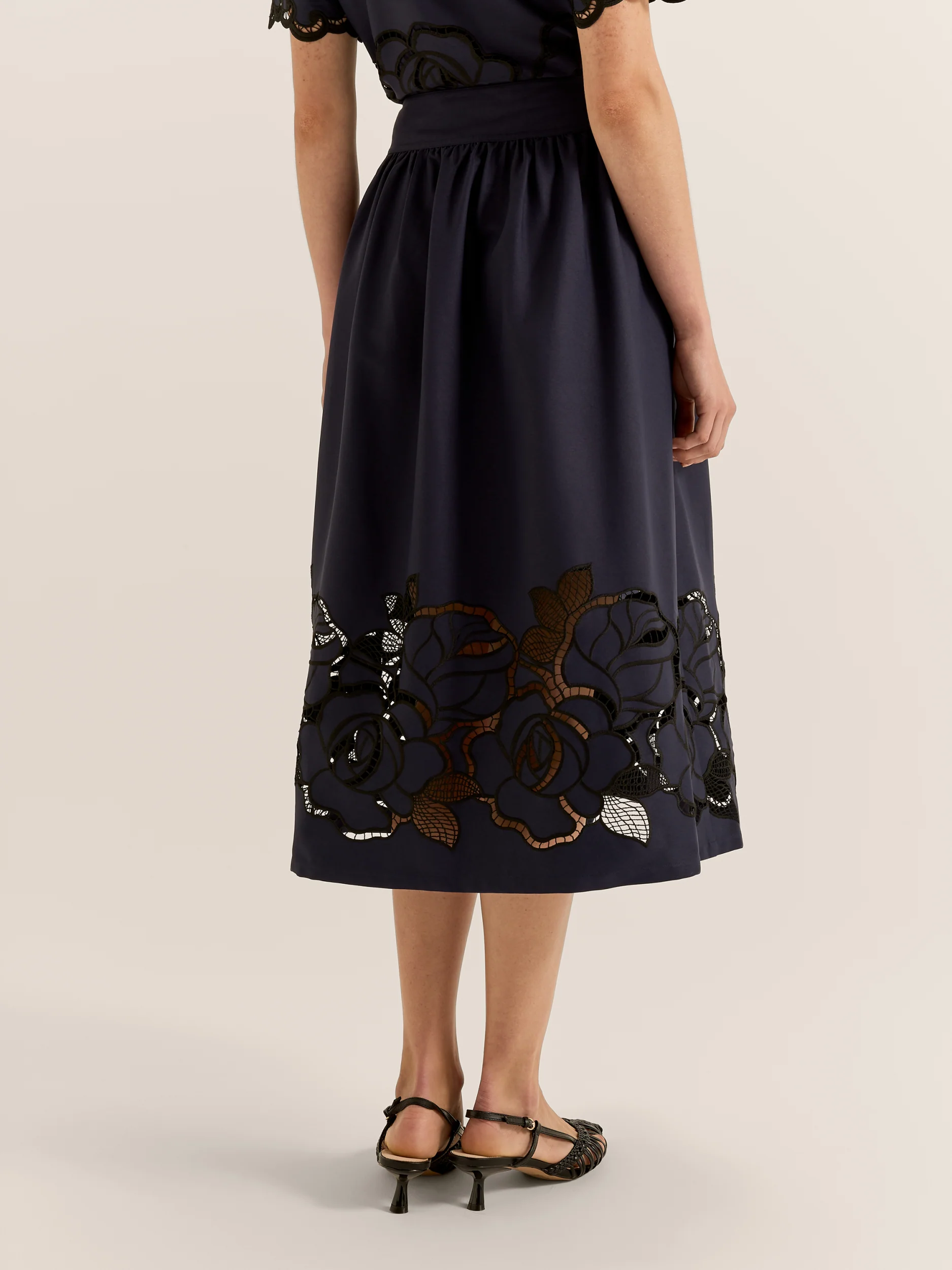 Orchid Lace Midi Skirt - Image 6