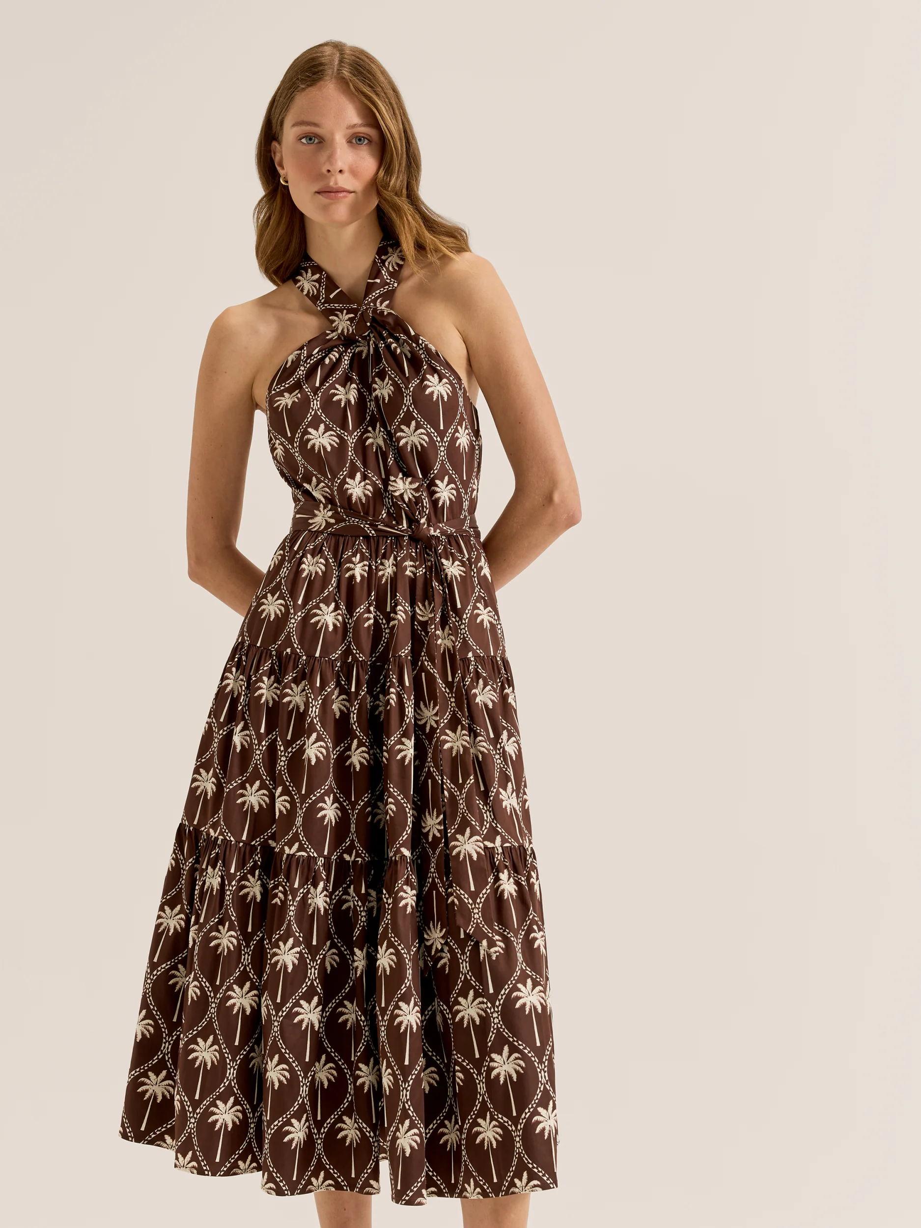 Palms Halter Sun Dress - Image 5