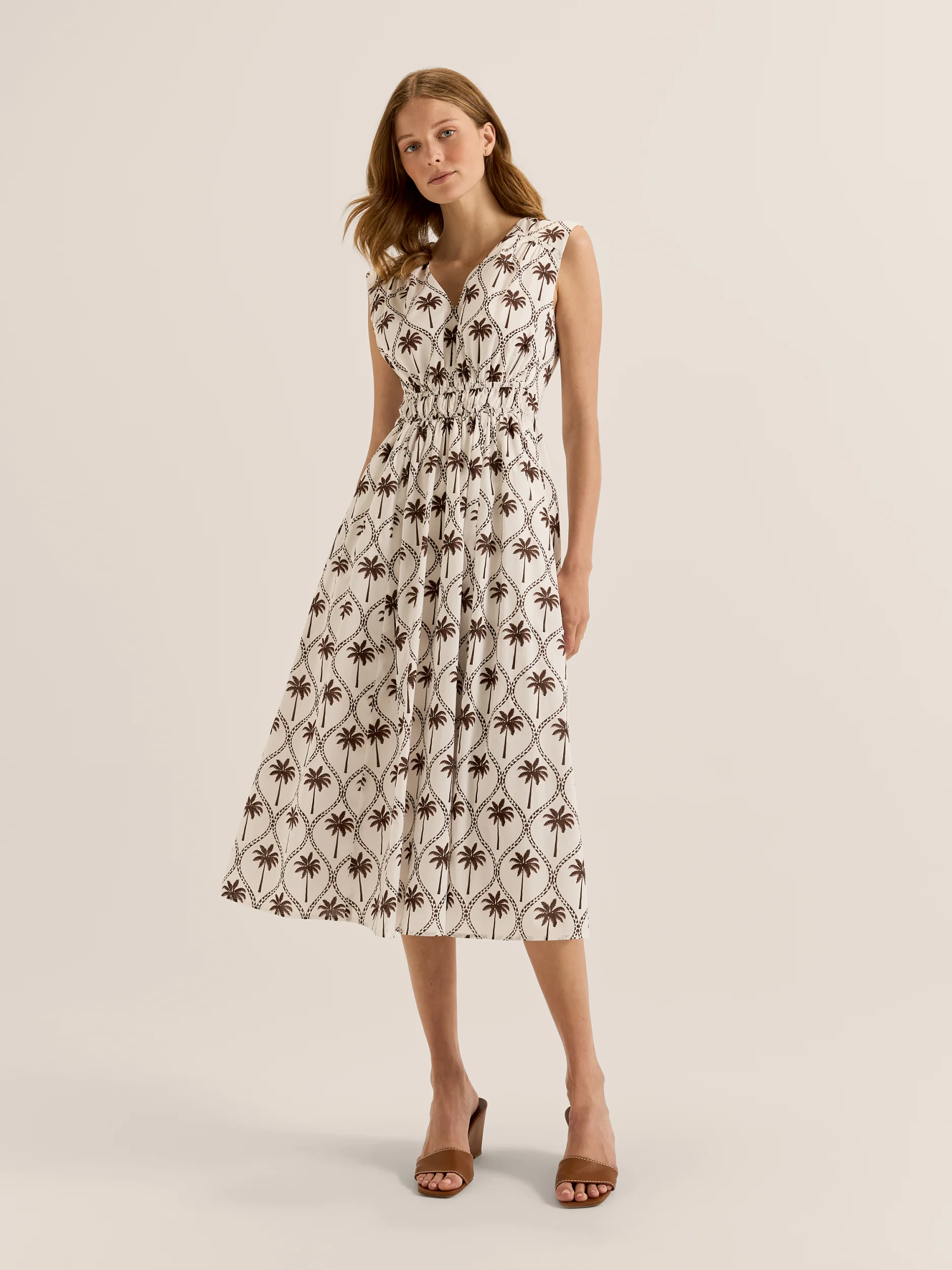 Palms Midi Dress