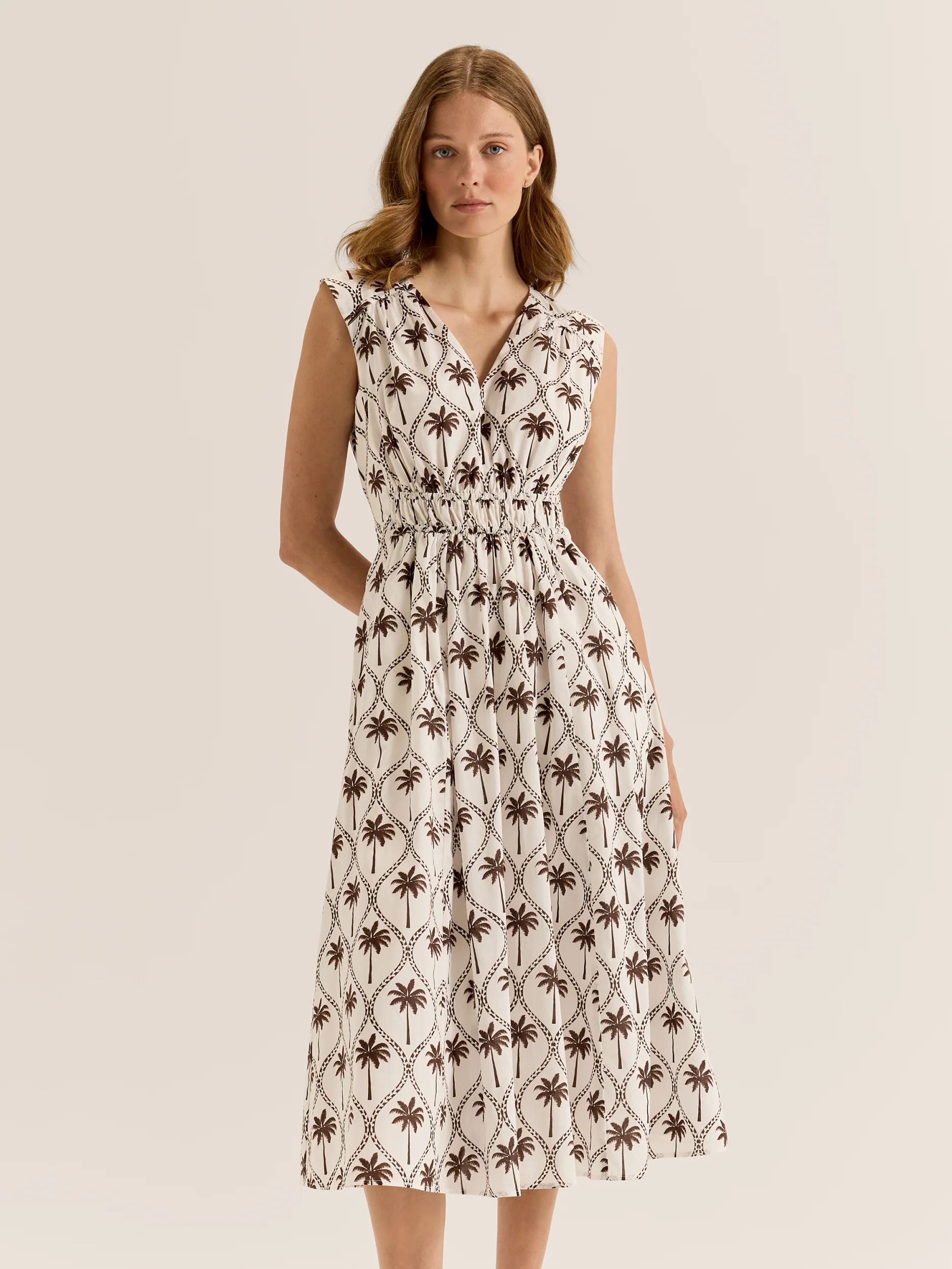 Palms Midi Dress - Image 5