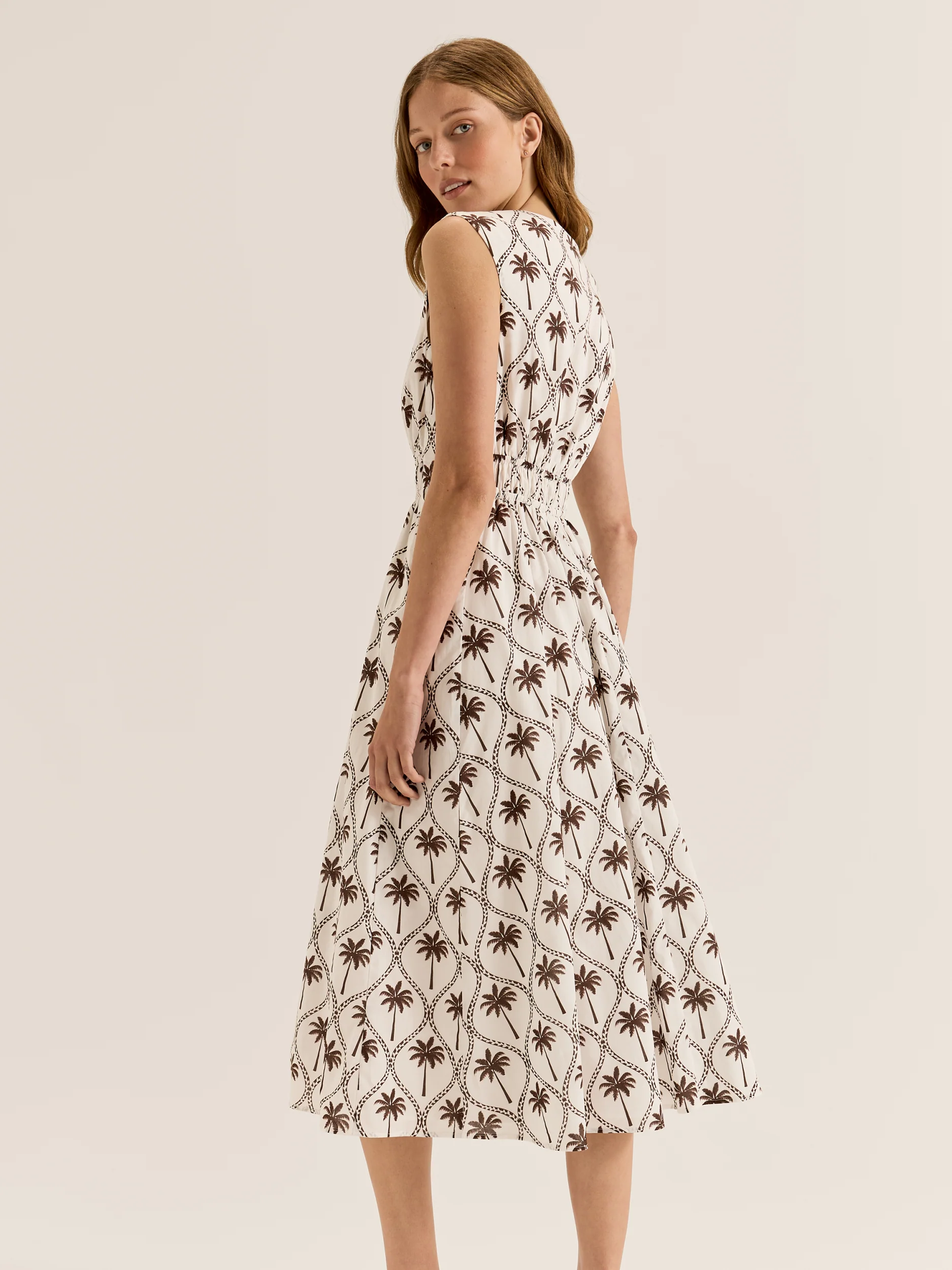 Palms Midi Dress - Image 6