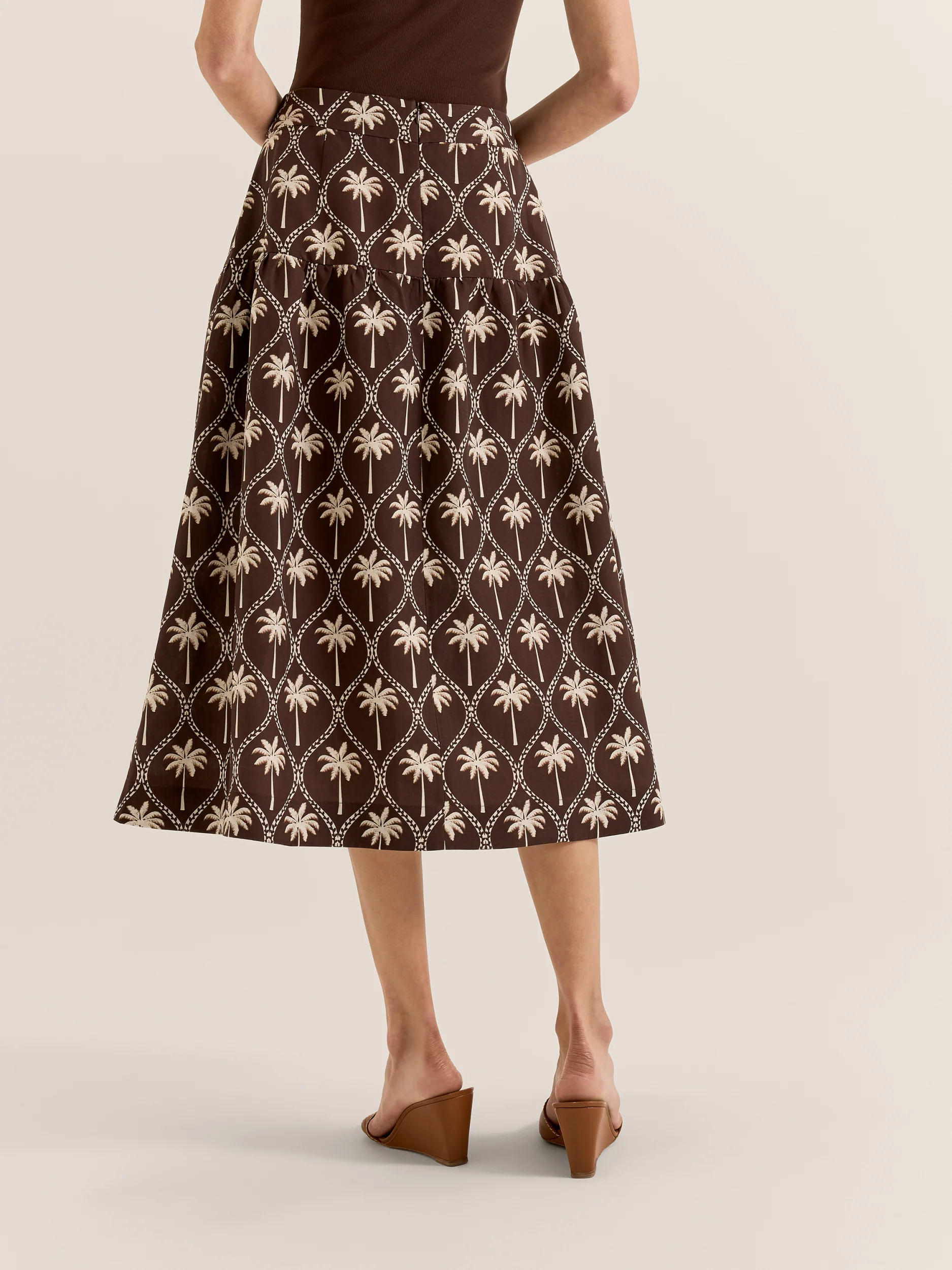 Palms Midi Skirt - Image 6