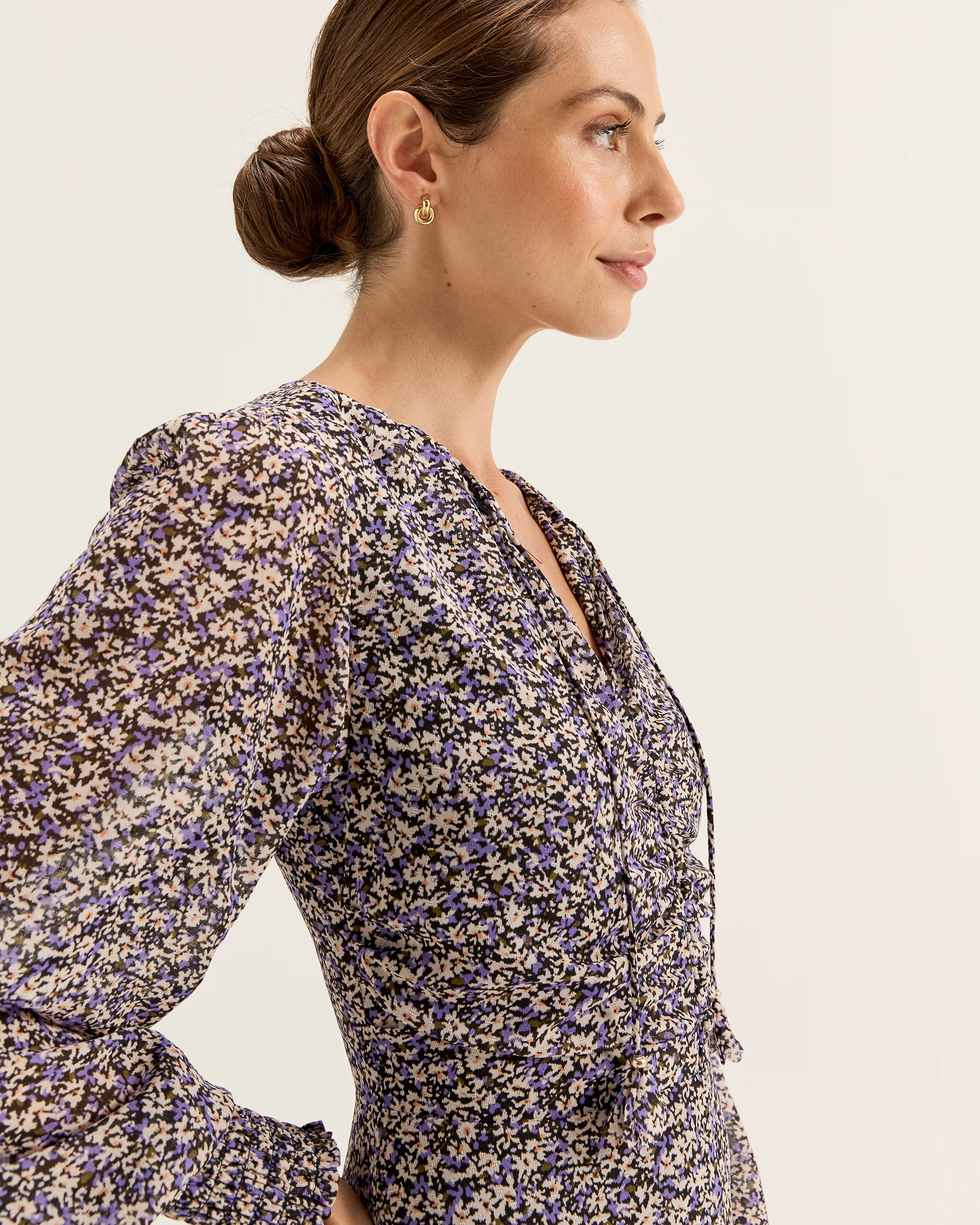 Parisian Bloom Midi Dress - Image 2