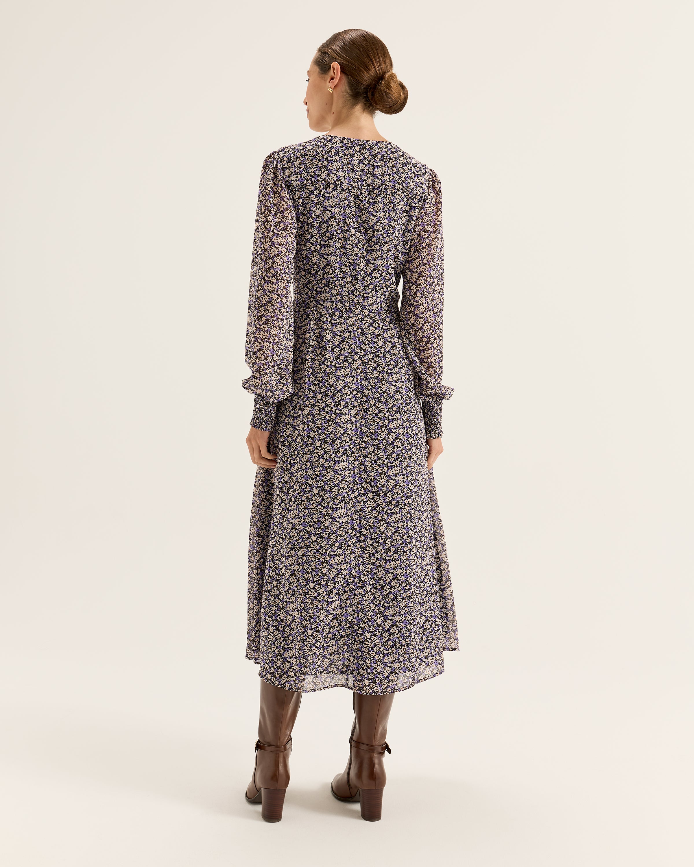 Parisian Bloom Midi Dress - Image 3